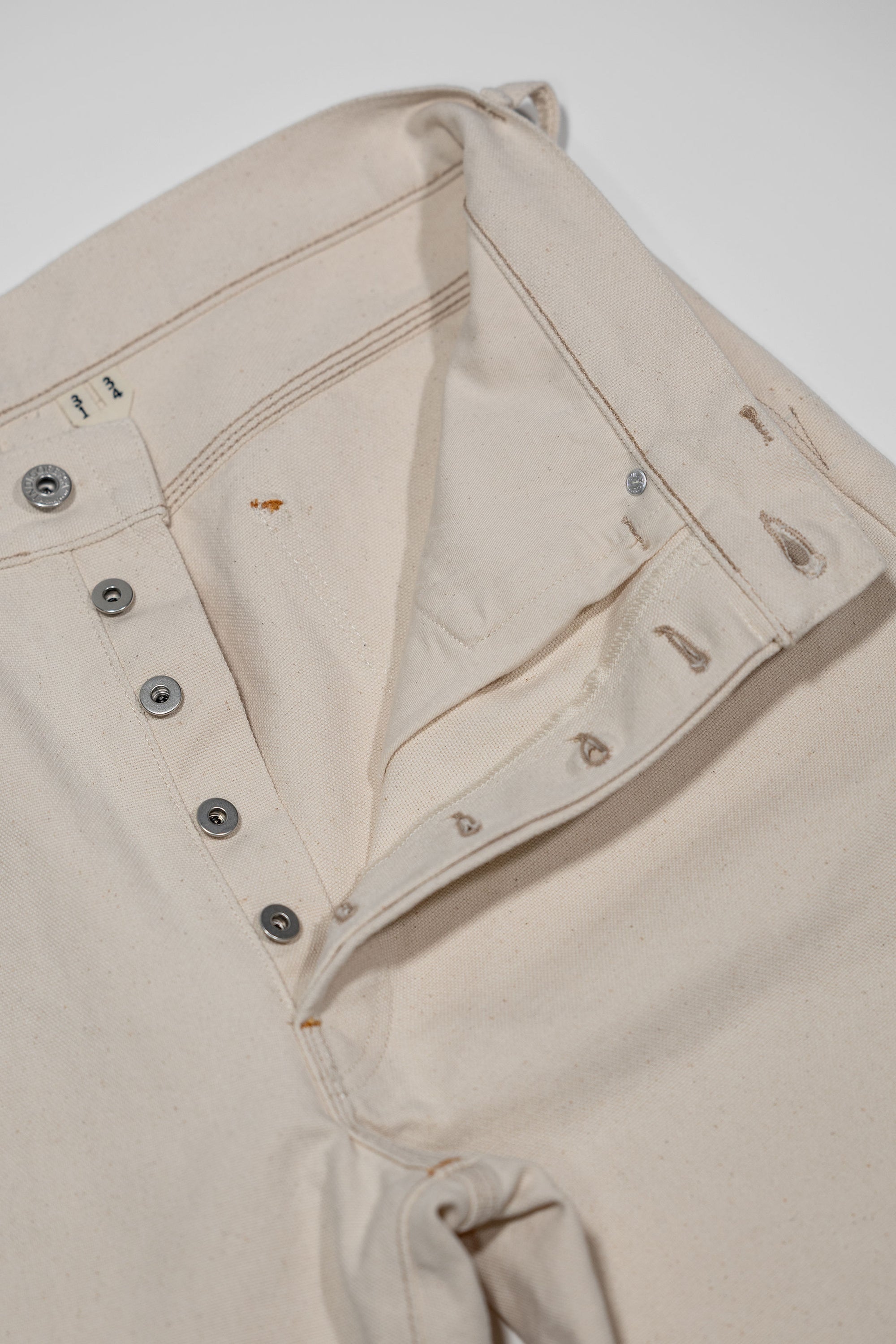 Indigofera Duke - 13oz Smithson Canvas Ecru