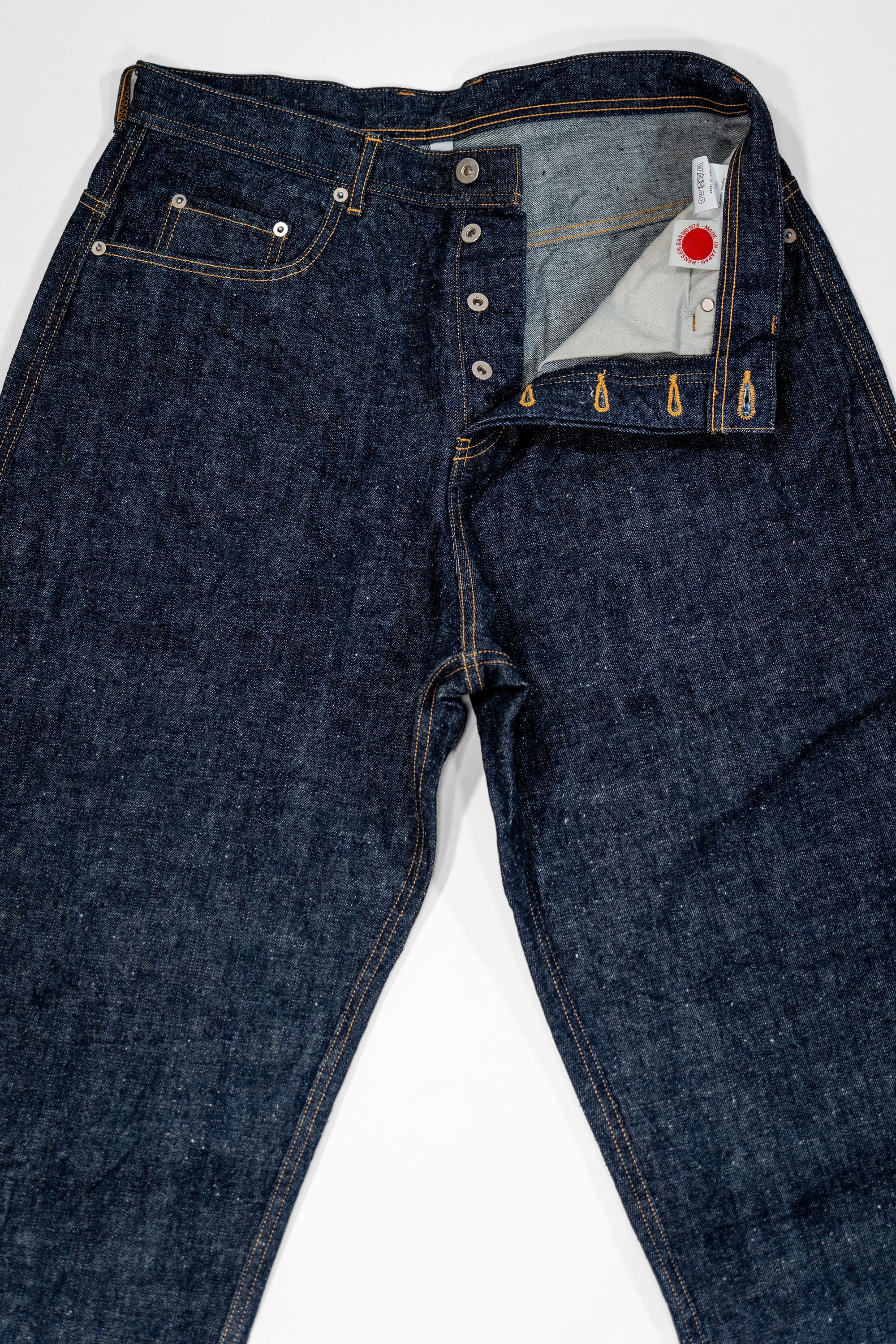 Hansen Garments Robby Wide Cut Jeans - 13oz Neppy Indigo Denim