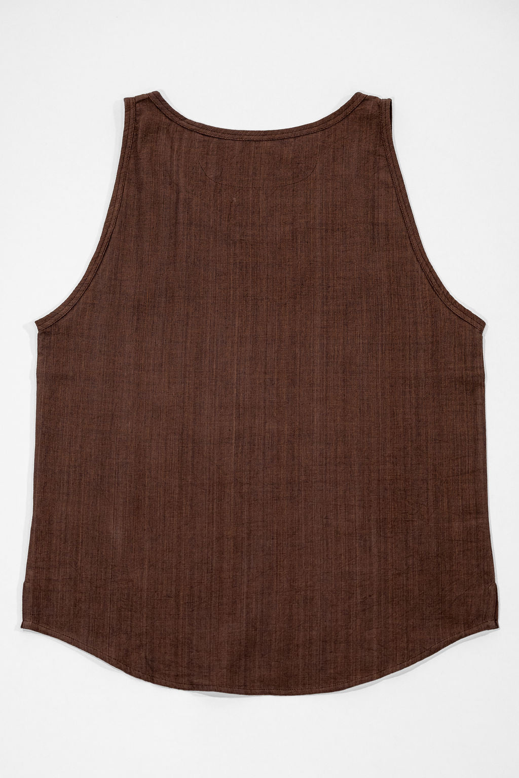 Indi + Ash Ripley Tank - Coyote/Indigo Handwoven Kala Cotton