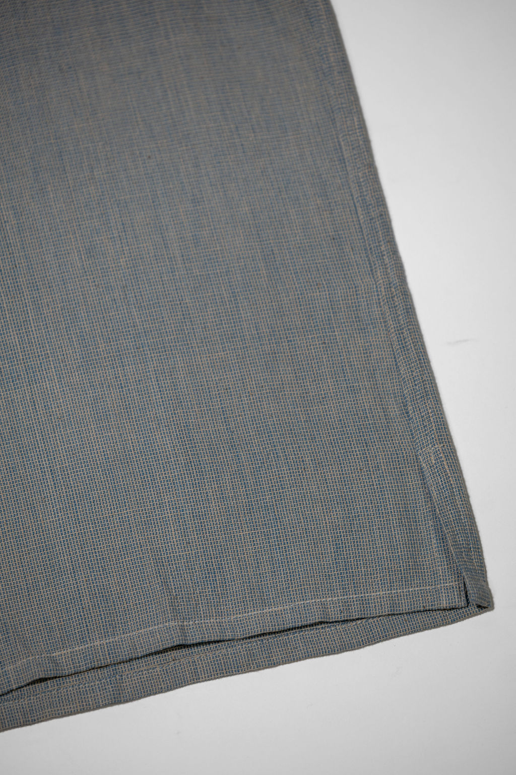 Indi + Ash Marc Shirt Handwoven Kala Cotton - End on End Indigo/Natural