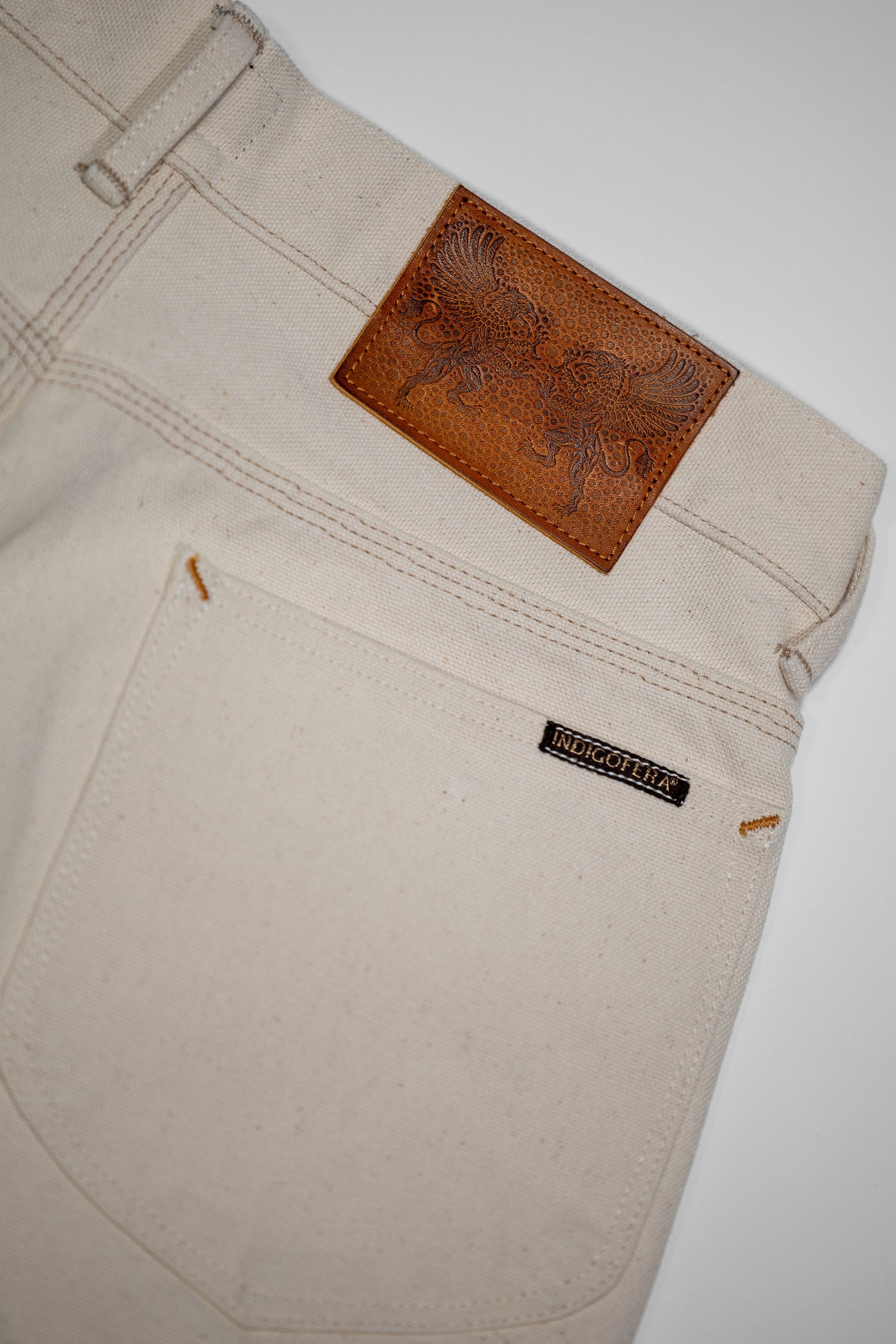 Indigofera Duke - 13oz Smithson Canvas Ecru