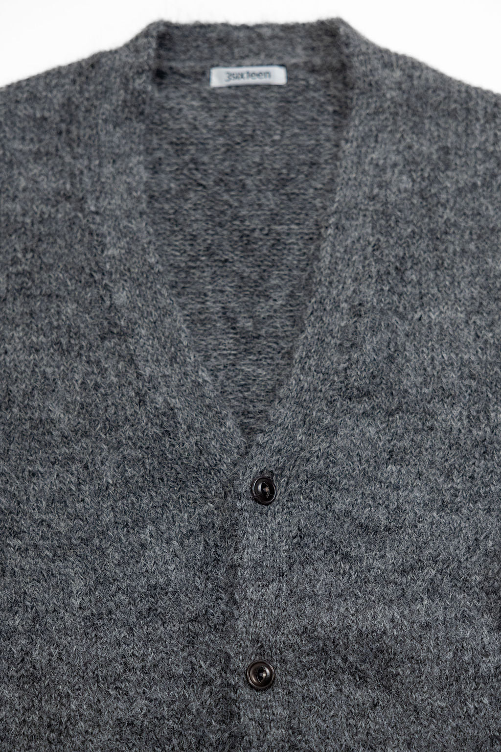 3sixteen Classic Cardigan - Pewter Alpaca