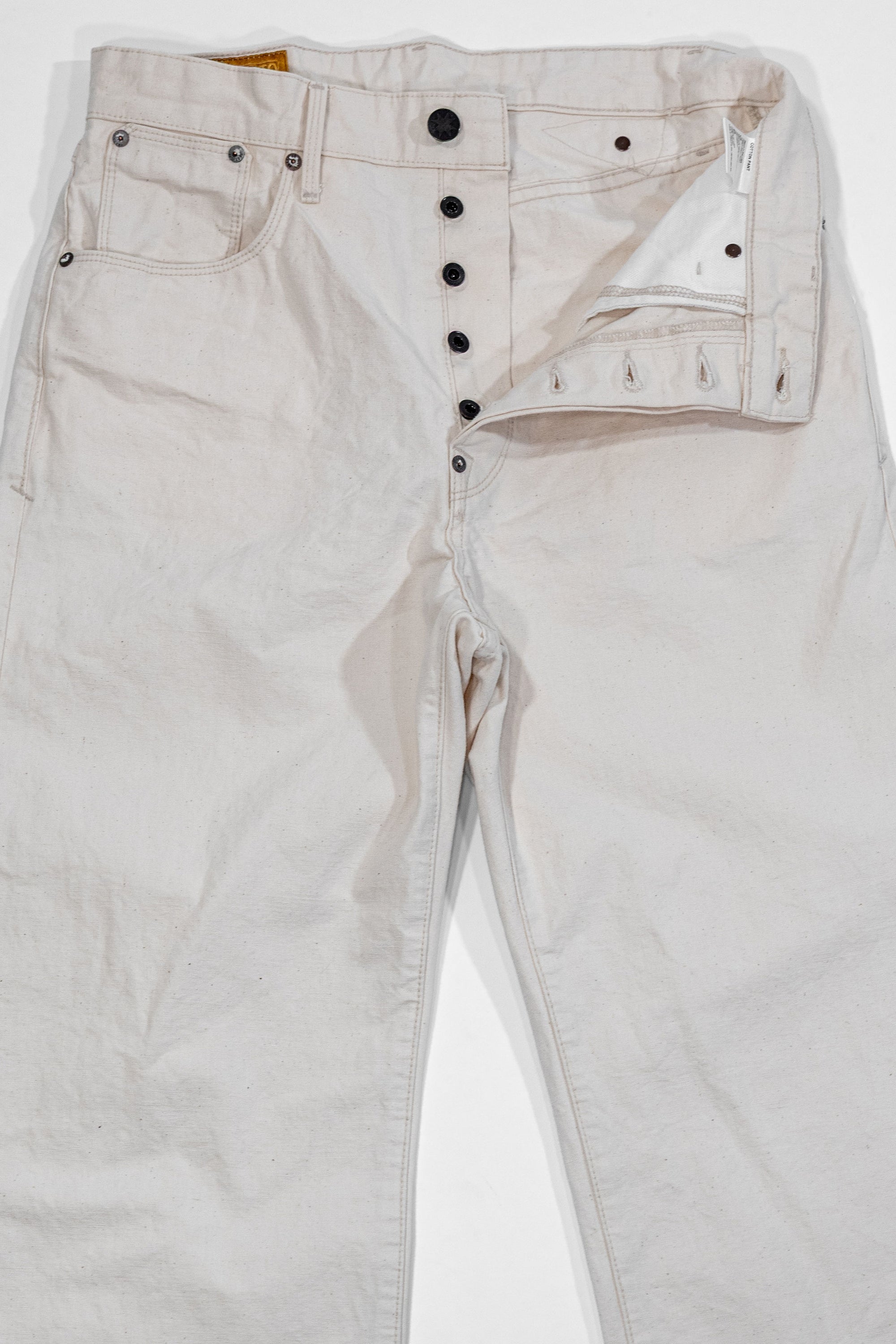Freenote Cloth Modesto Buckleback - 11oz Natural Canvas
