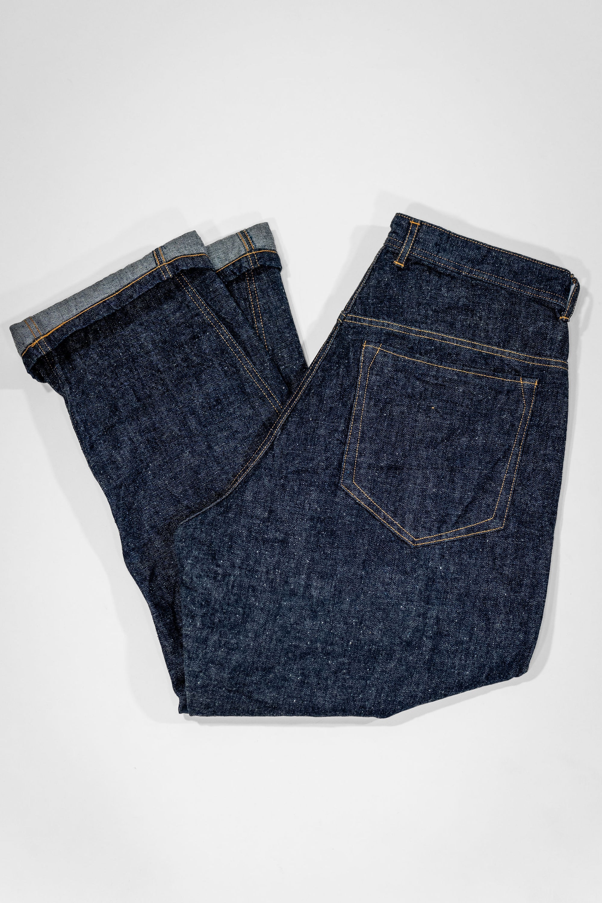 Hansen Garments Robby Wide Cut Jeans - 13oz Neppy Indigo Denim
