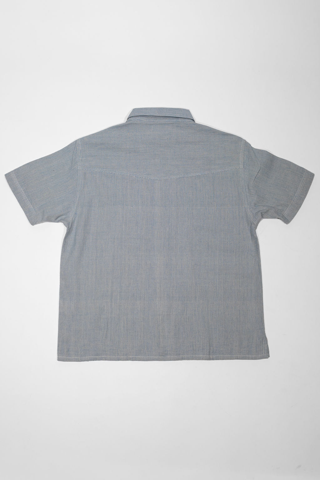 Indi + Ash Marc Shirt Handwoven Kala Cotton - End on End Indigo/Natural