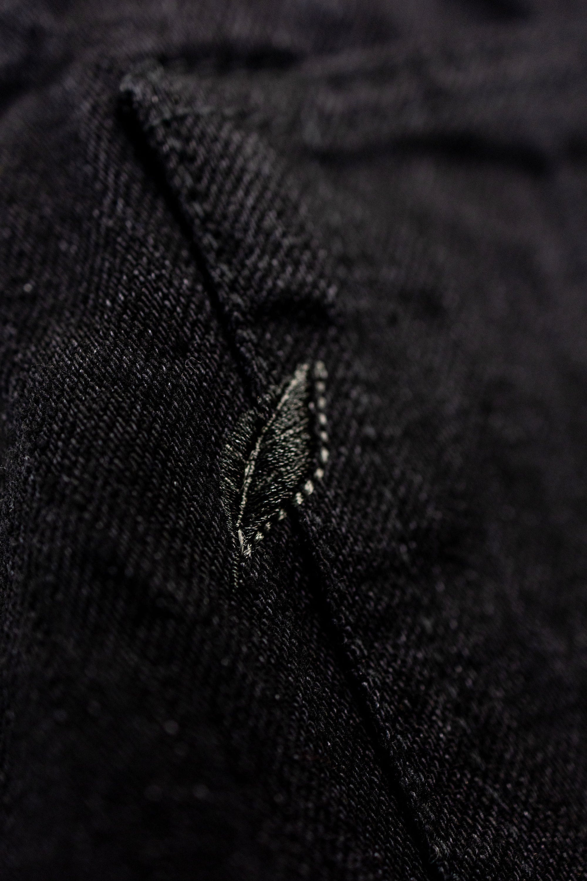 Pure Blue Japan XX-019-BK Relaxed Tapered - 14oz Double Black Denim (Rinsed)