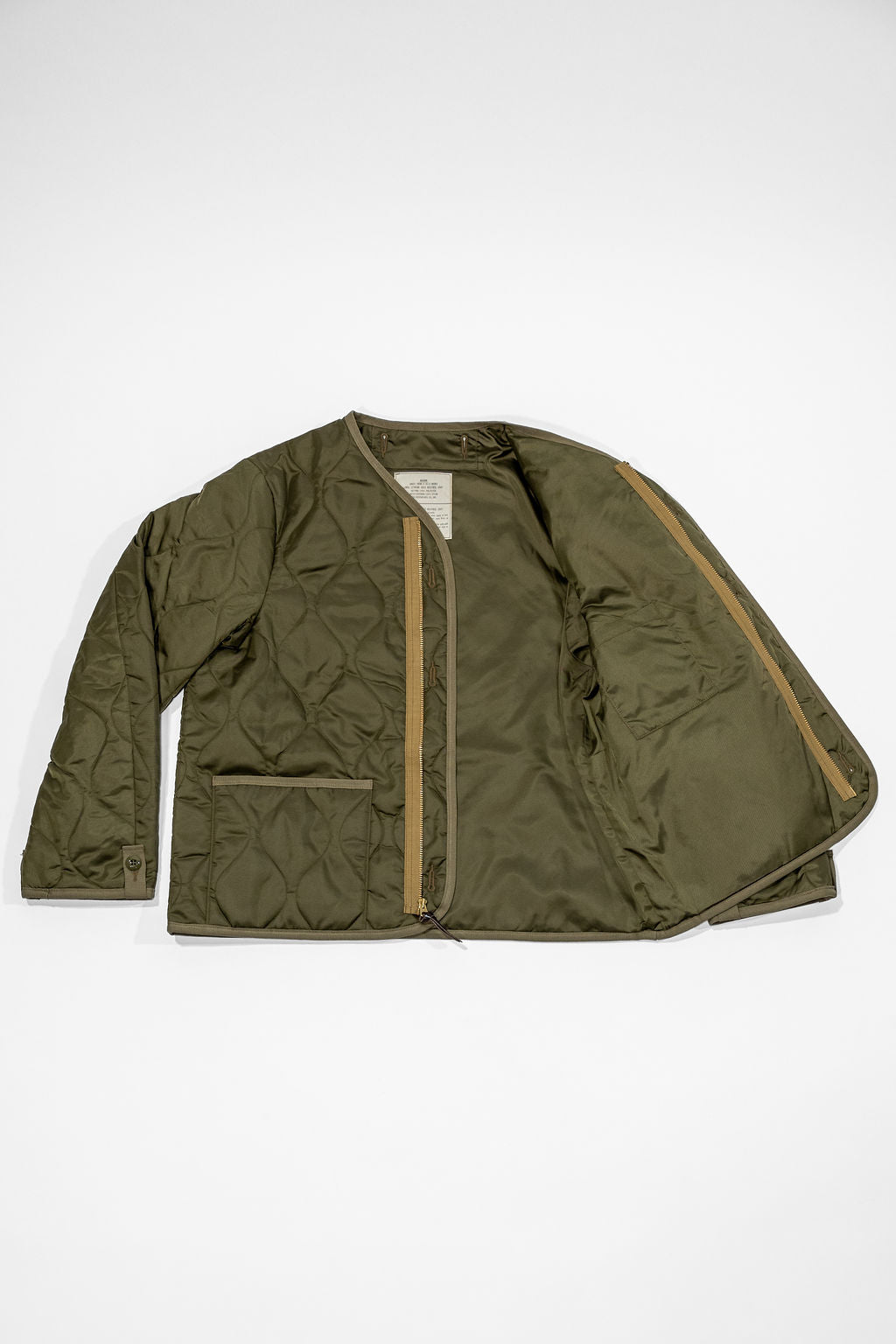 Buzz Rickson's BR15945 Type M-65 Liner “Buzz Rickson MFG. Co., INC.” - Olive