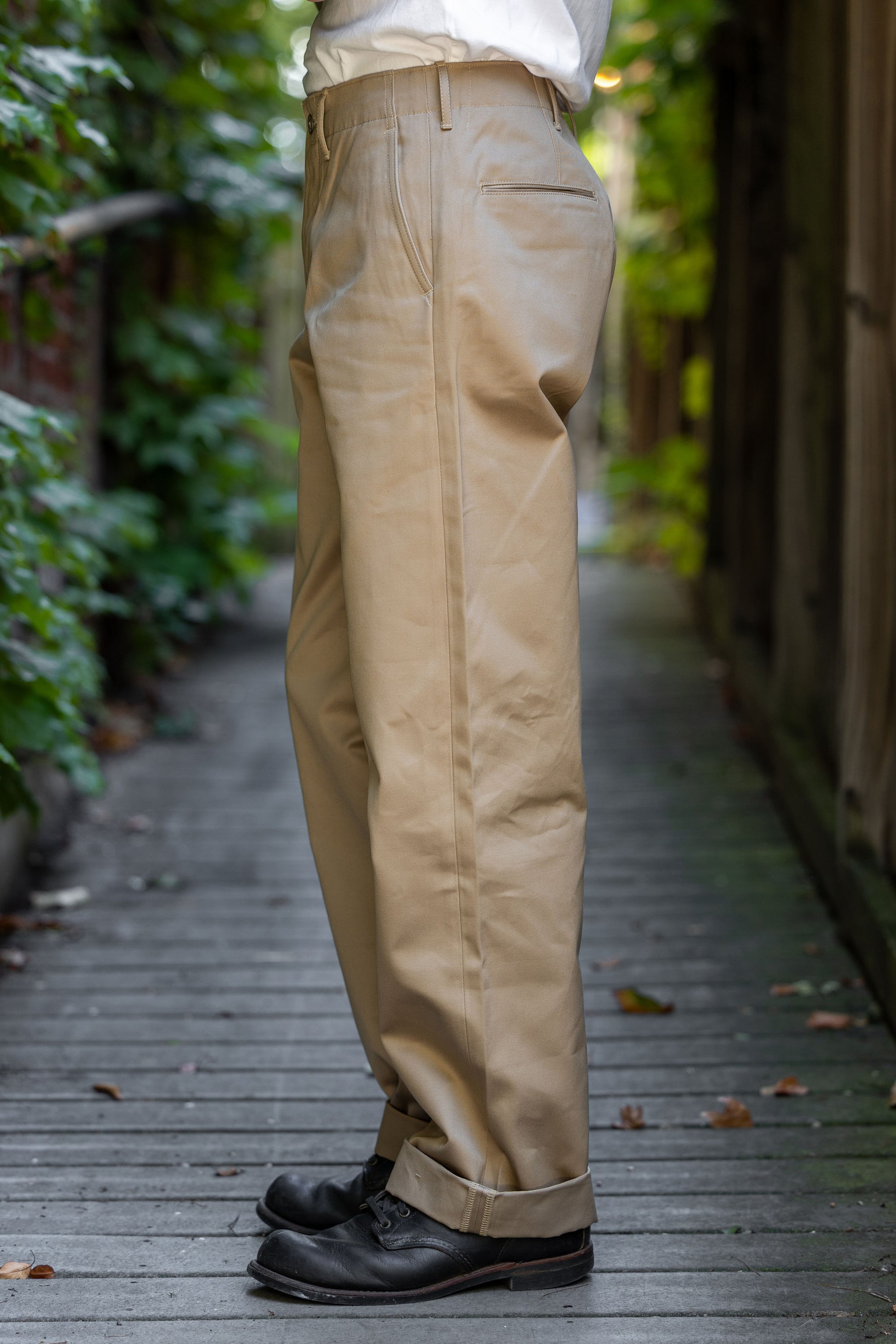 Buzz Rickson's M43035 Early Military Chinos 1945 Model (One Wash) - Beige