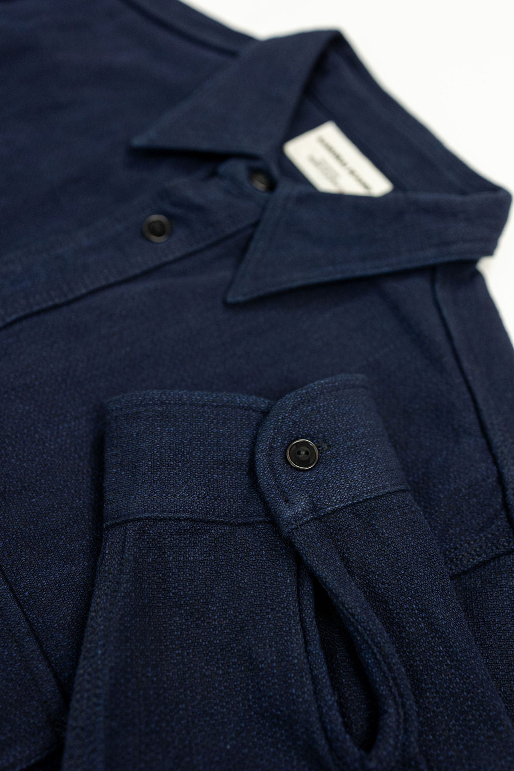 Samurai SAK24-01W Spotted Work Shirt - Indigo