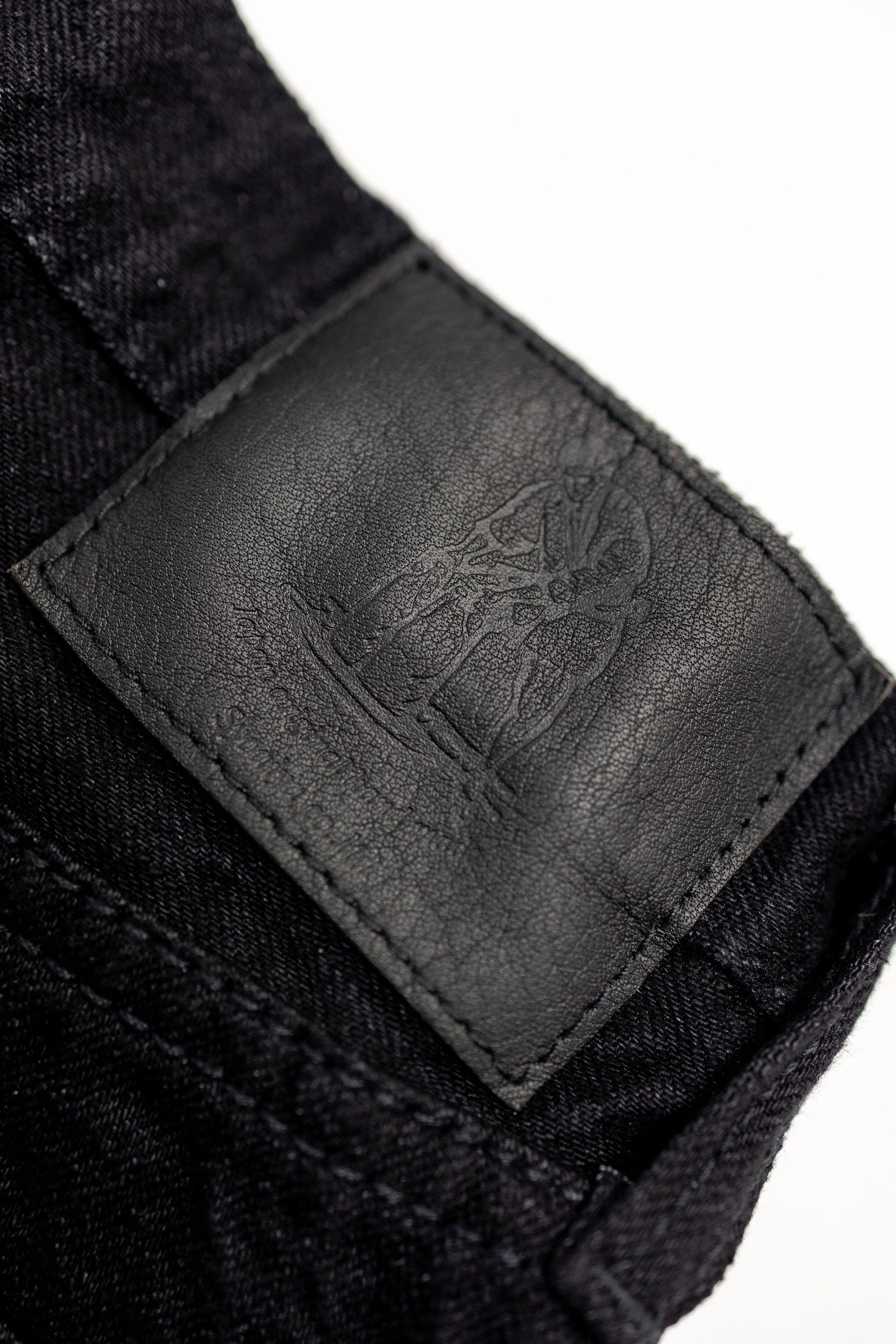 Pure Blue Japan XX-019-BK Relaxed Tapered - 14oz Double Black Denim (Rinsed)