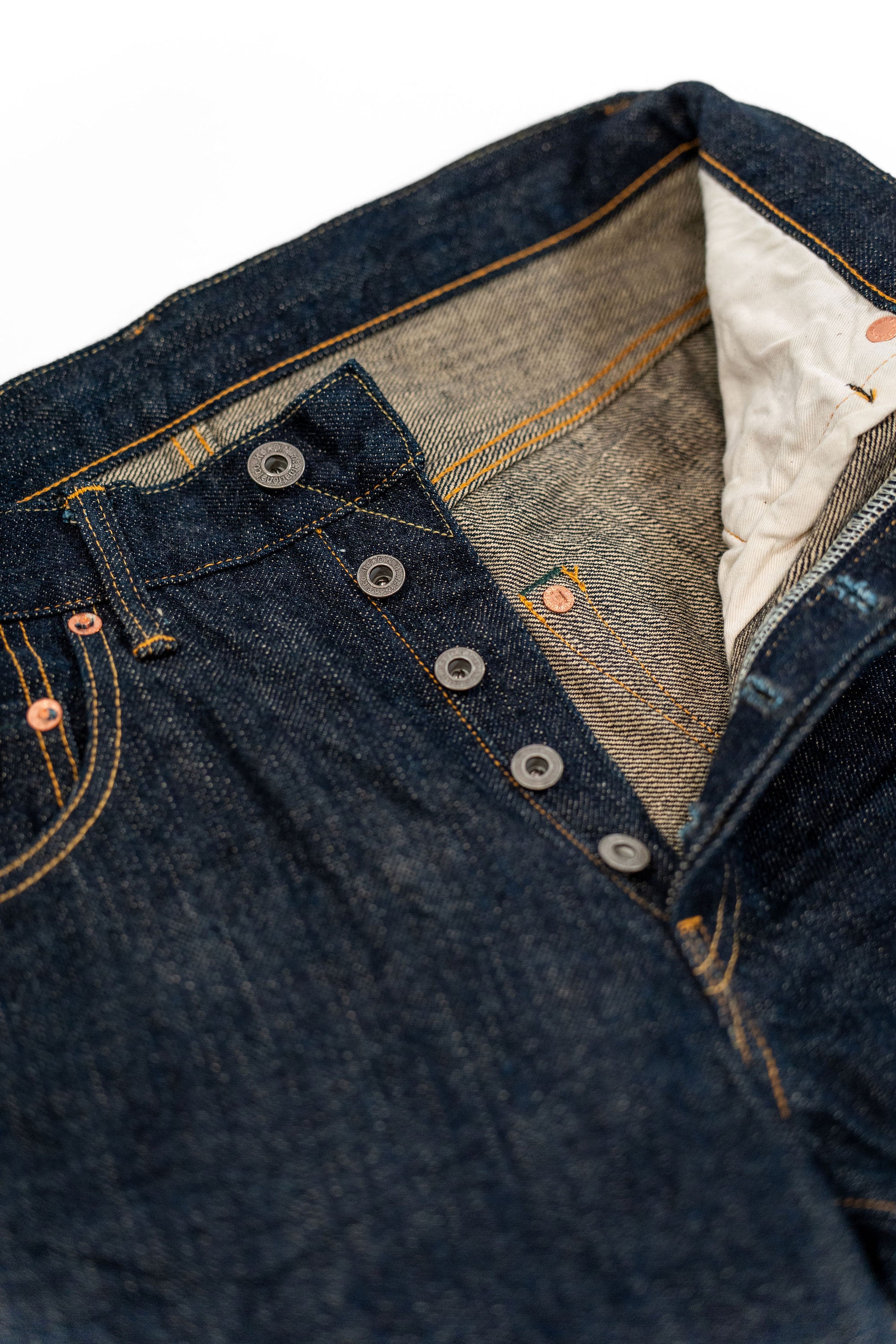 Oni Denim 200-GC15 - 15oz Wide Straight Green Cast Denim