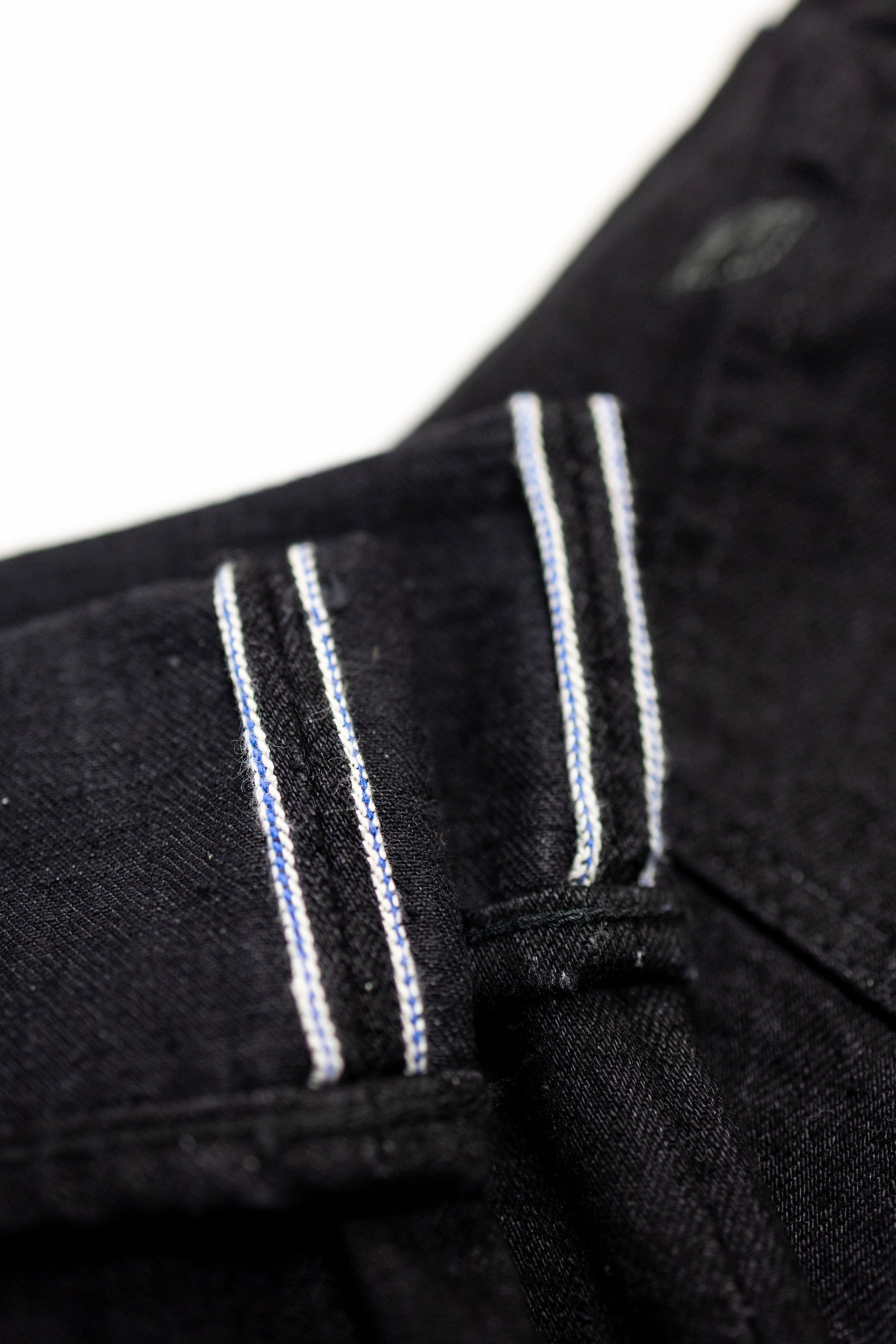 Pure Blue Japan XX-019-BK Relaxed Tapered - 14oz Double Black Denim (Rinsed)