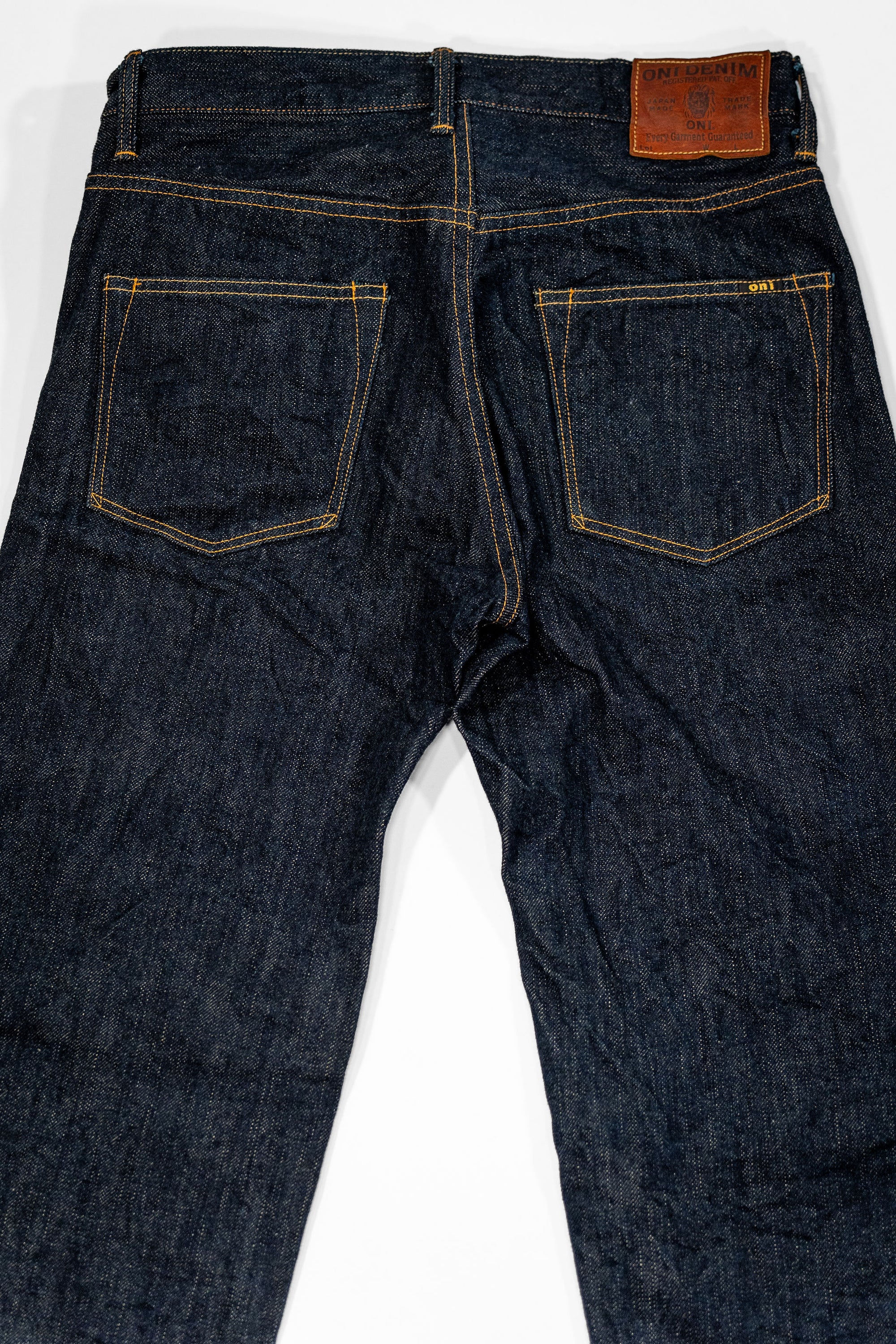 Oni Denim 200-GC15 - 15oz Wide Straight Green Cast Denim