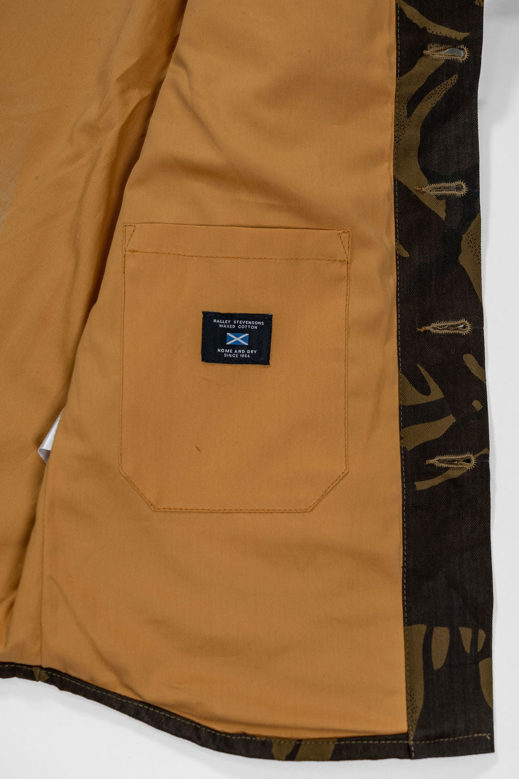 Dehen 1920 Waxed Cotton Crissman - Darkwood Camo Dry Waxed Cotton