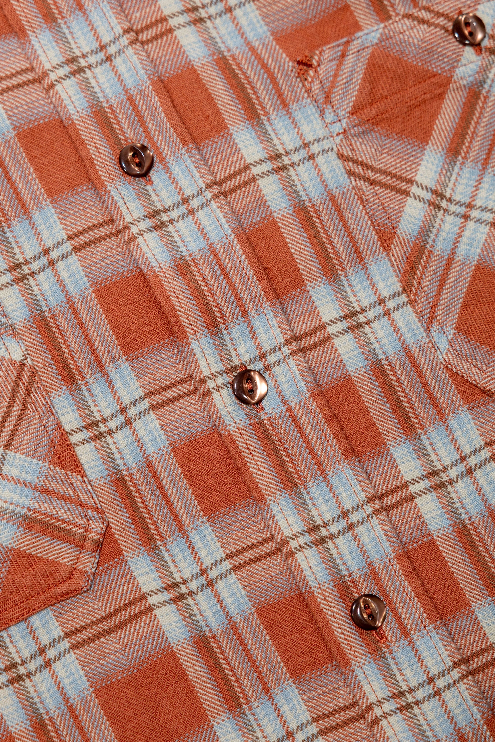 Indigofera Bruce Flannel - Red/Blue Check