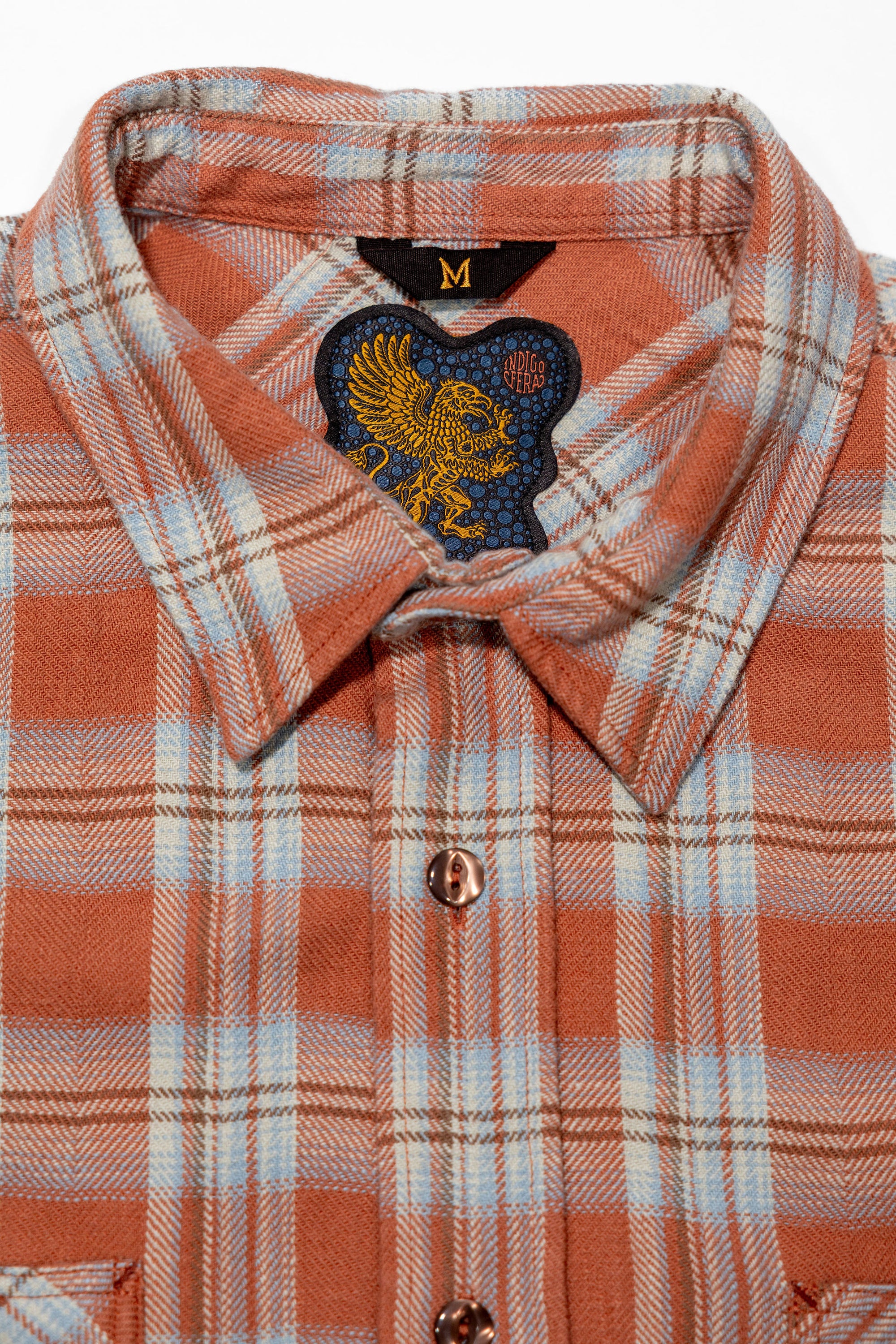 Indigofera Bruce Flannel - Red/Blue Check