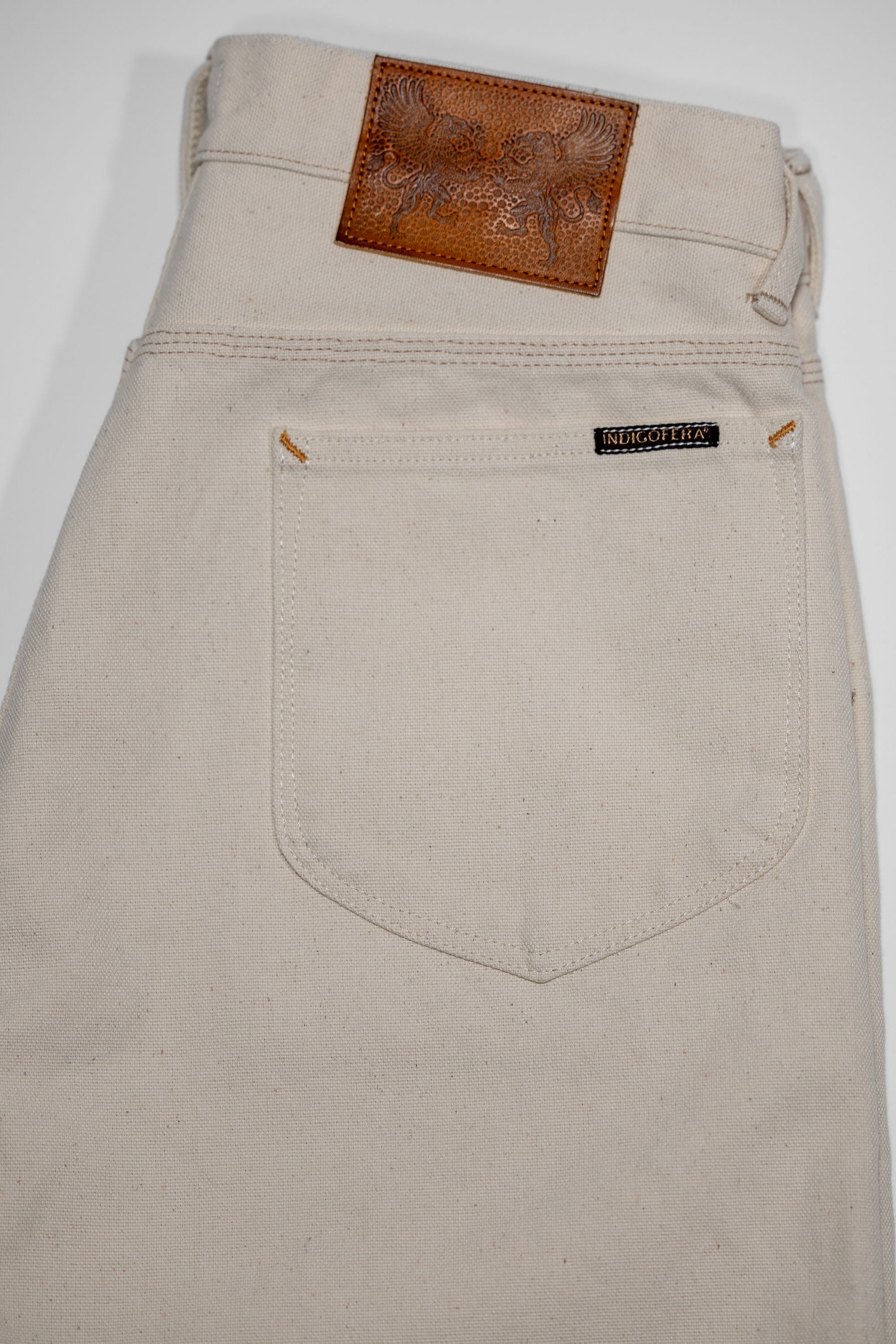 Indigofera Duke - 13oz Smithson Canvas Ecru
