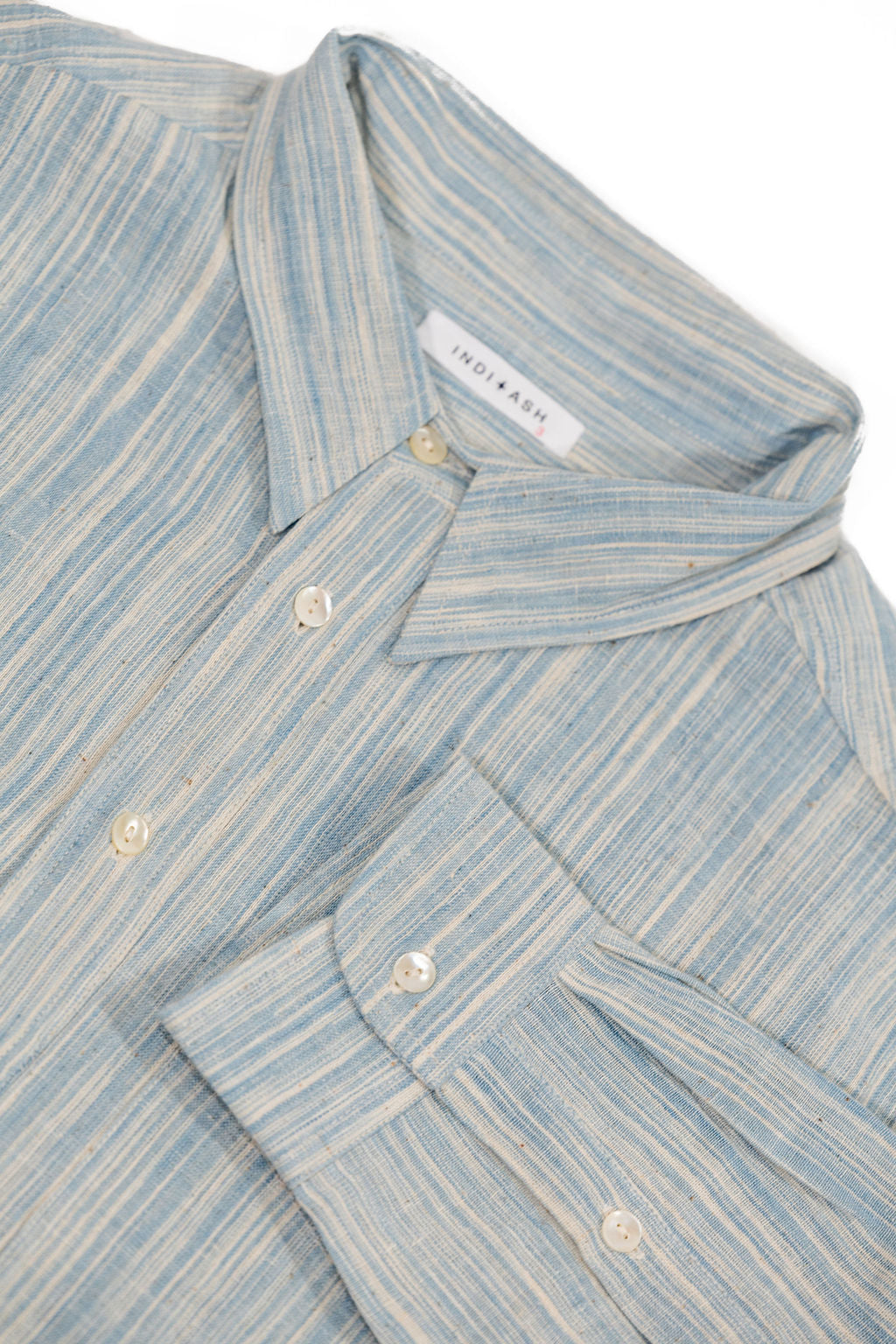 Indi + Ash LS Brook Shirt - Handwoven Kala Cotton Spacedye