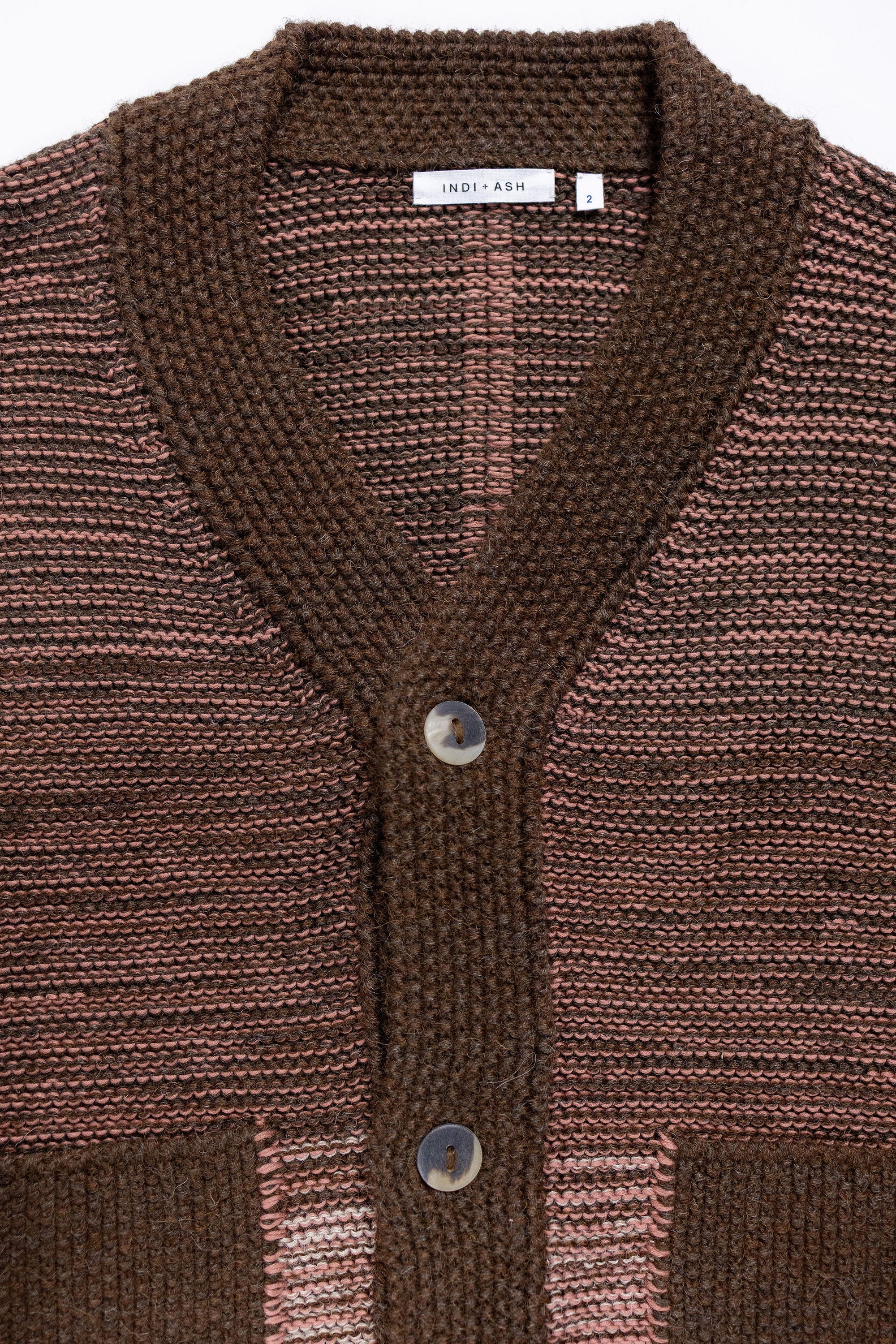 Indi + Ash Ren Cardigan - Brown/Clay
