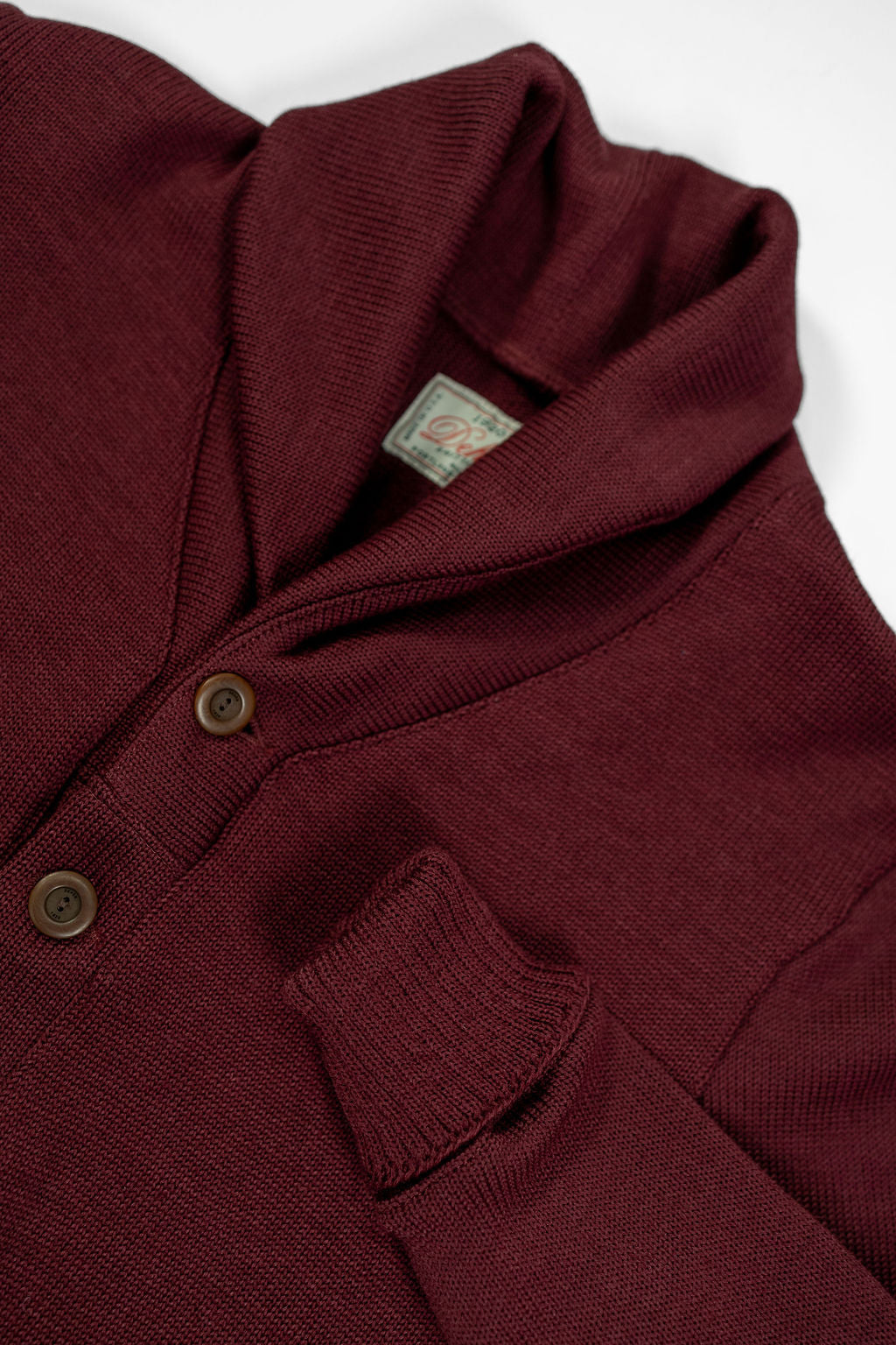 Dehen 1920 Shawl Sweater Coat - Burgundy