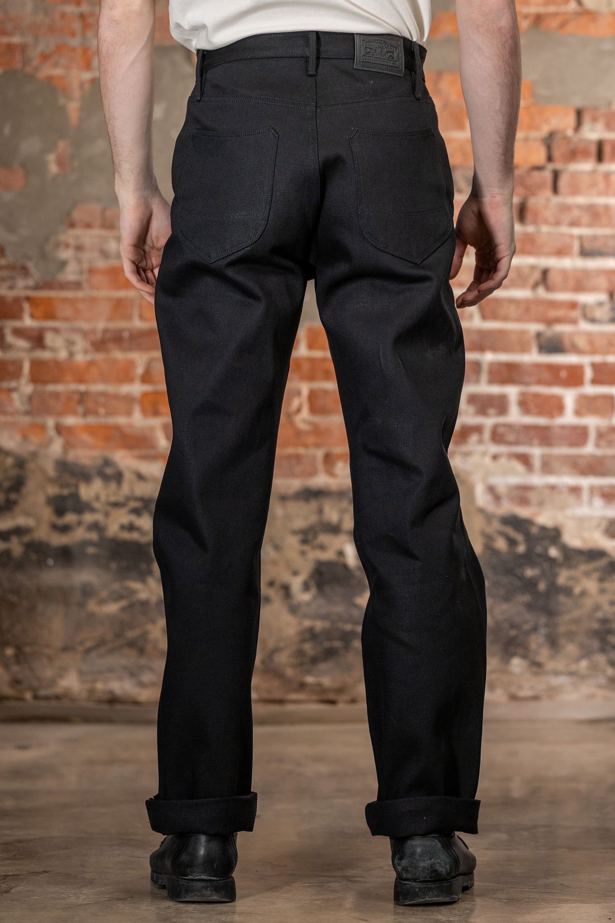 Freenote Cloth Modesto - 15.75oz Aces High Black Denim