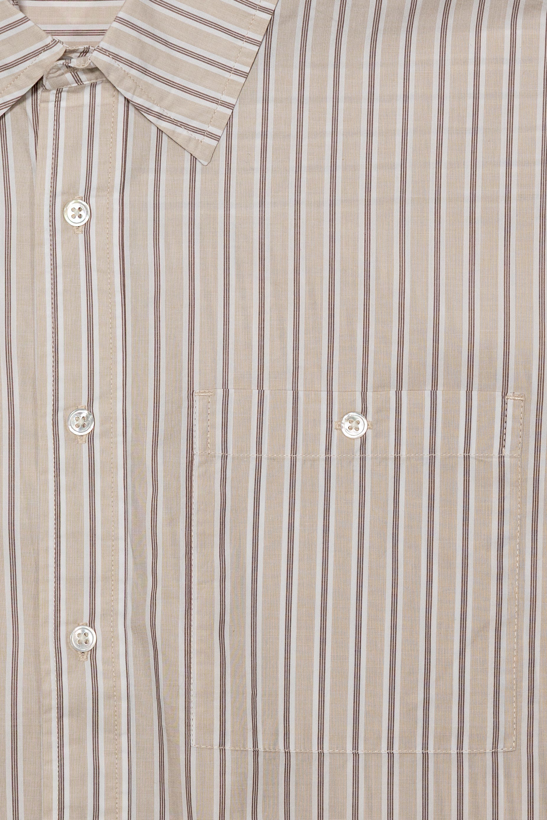 3sixteen Short Sleeve Commuter - Tan Stripe