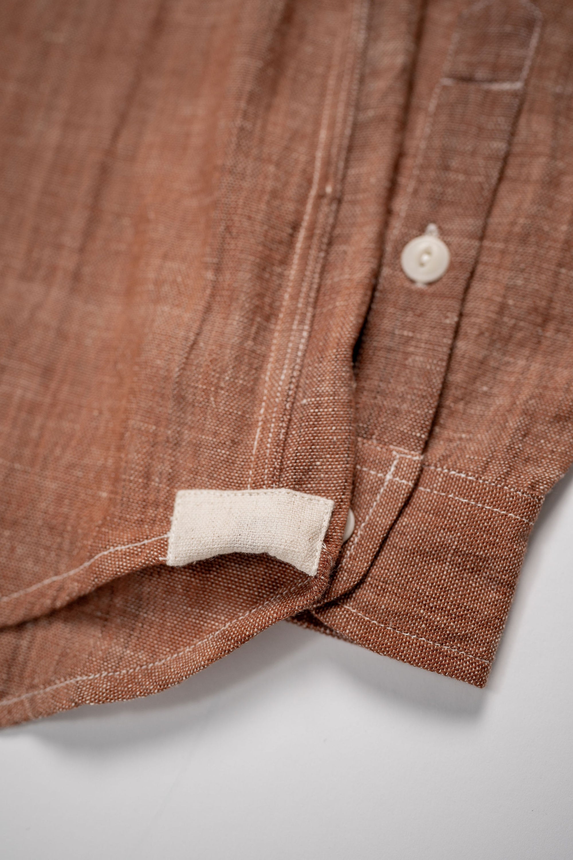 Indi + Ash L/S Smith Workshirt - Cutch/Natural