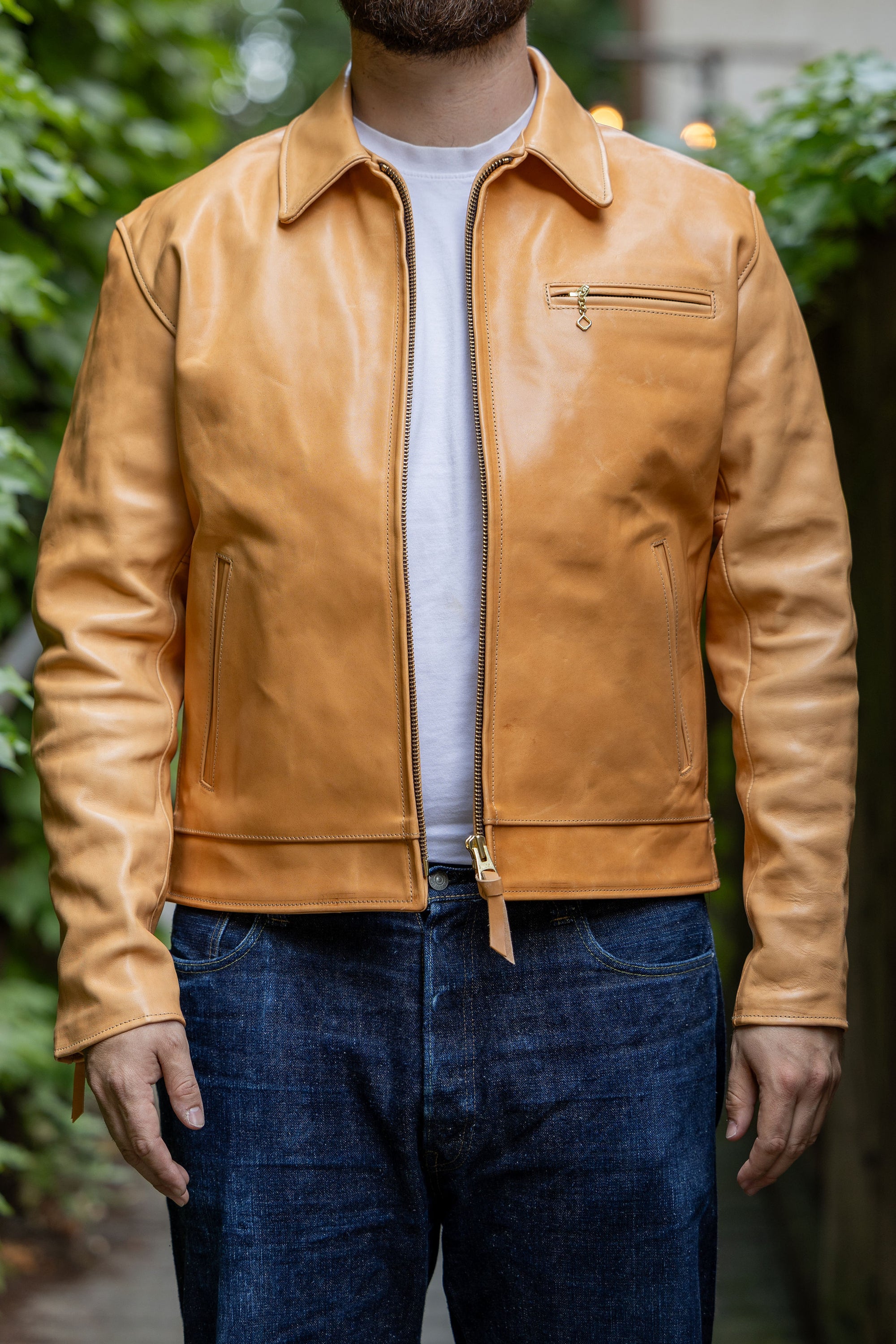 Simmons Bilt x Franklin & Poe Citywide - Natural Horsehide