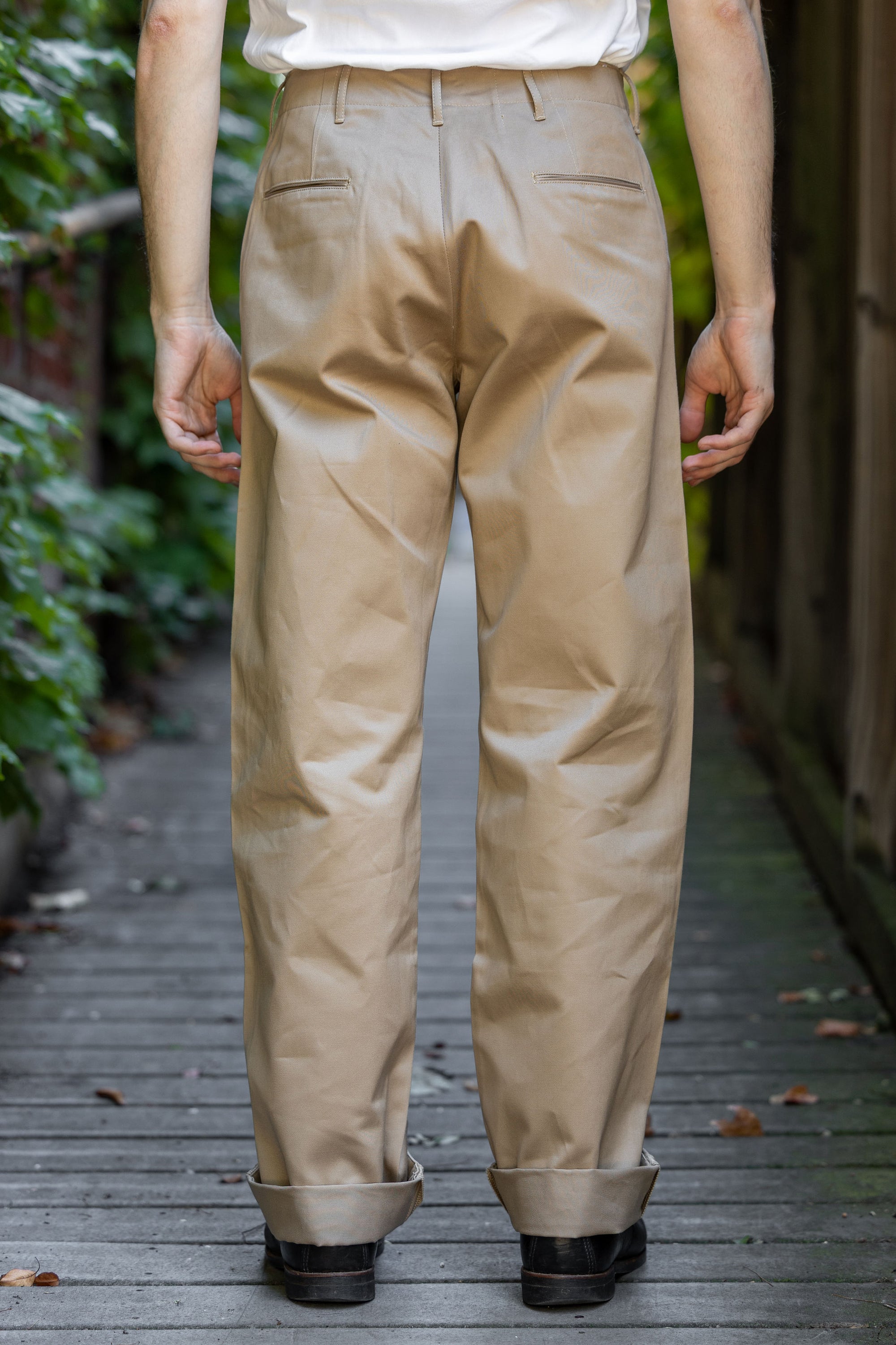 Buzz Rickson's M43035 Early Military Chinos 1945 Model (One Wash) - Beige
