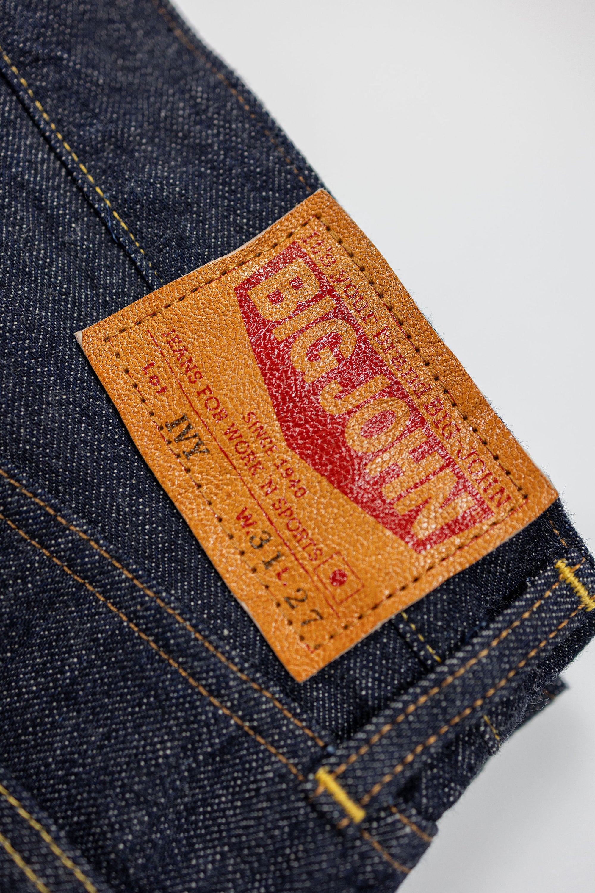 Big John M114J Ivy Tapered Fit - Indigo One Wash