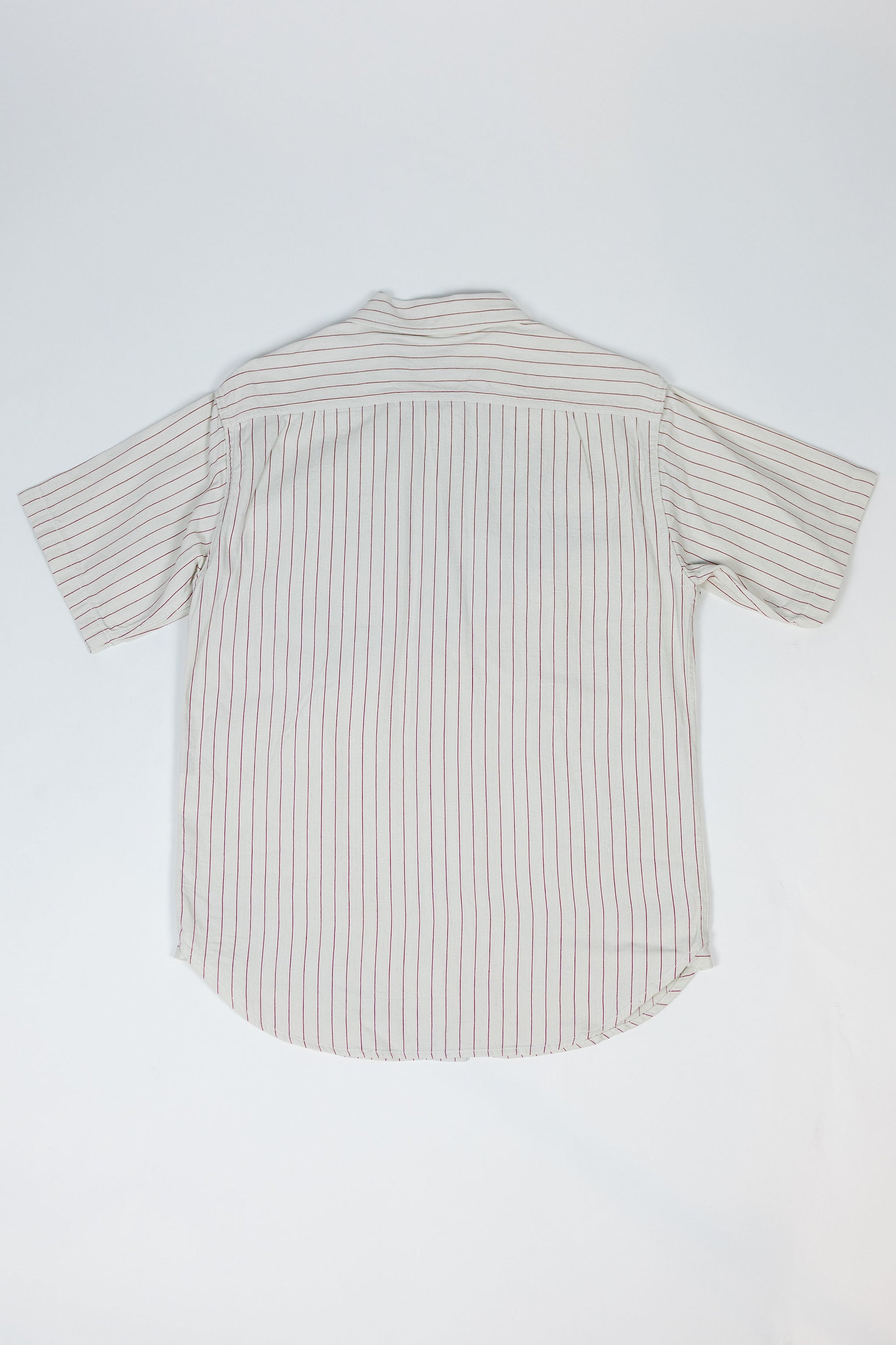 Sugar Cane Coke Stripe Work Shirt - Off White