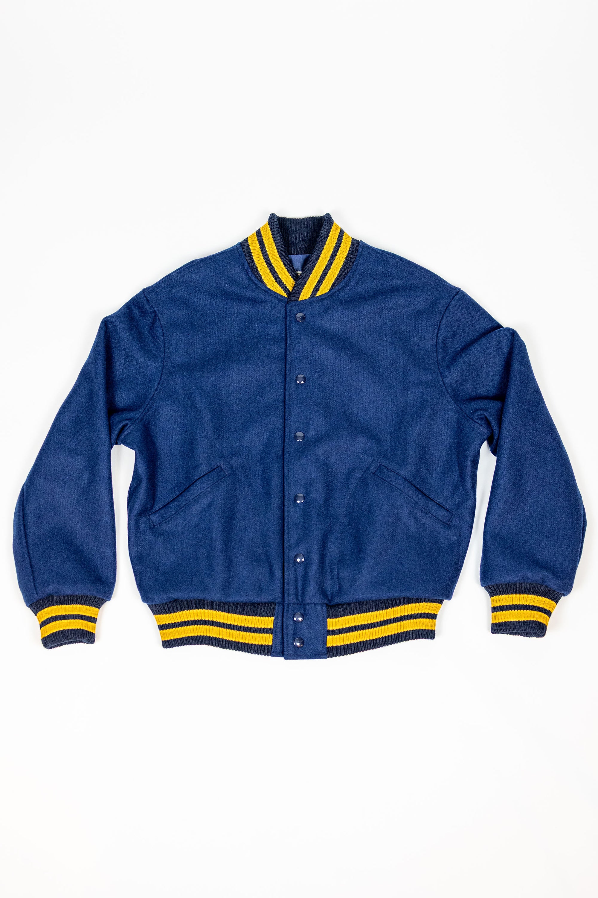 Dehen 1920 60's Club Jacket - Nittany Navy Melton Wool