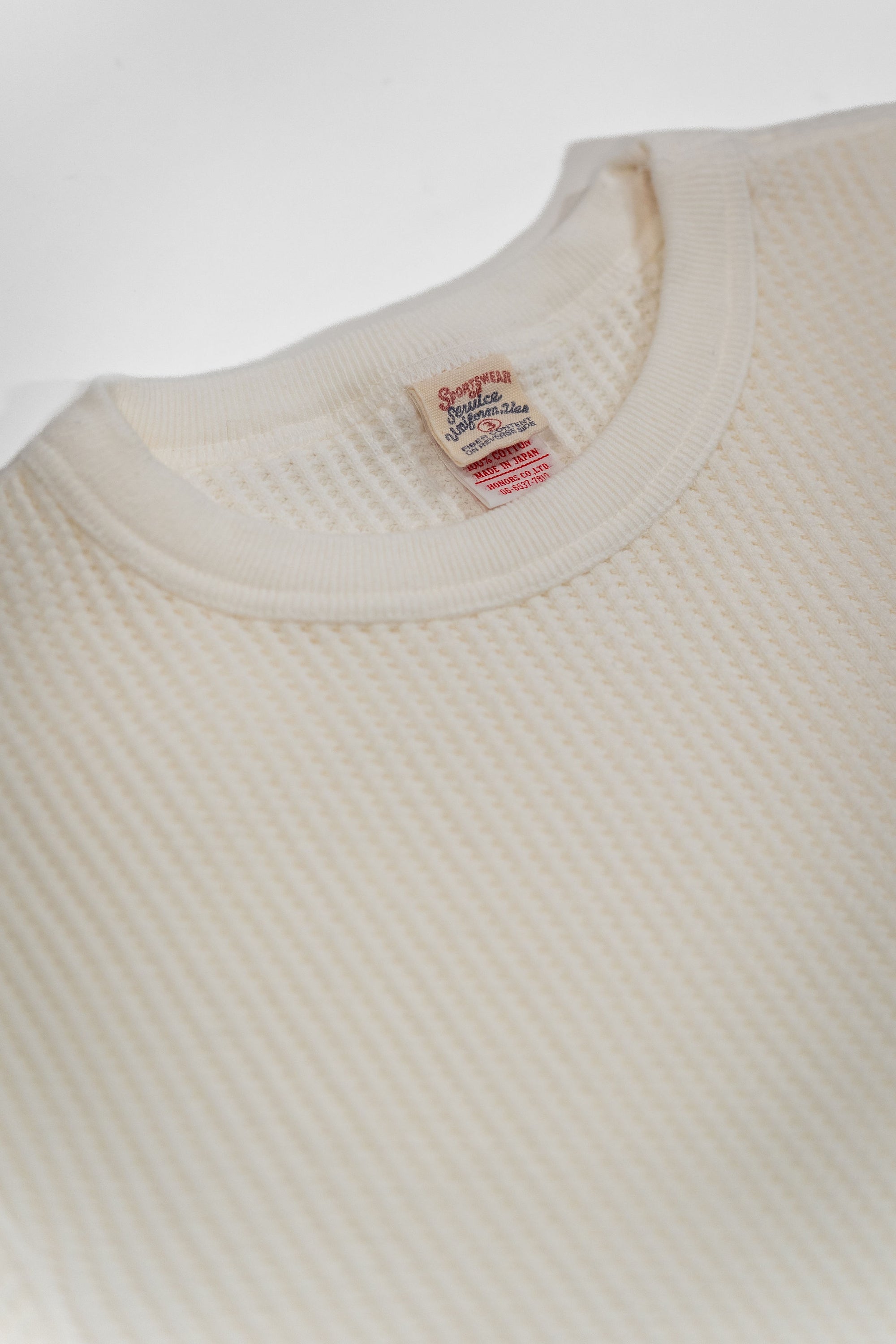 UES Big Waffle T-Shirt - Off-White