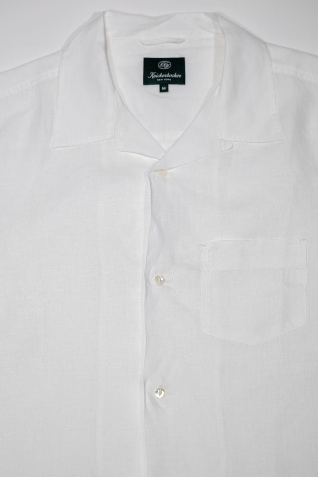 Knickerbocker Marina Linen Shirt - White