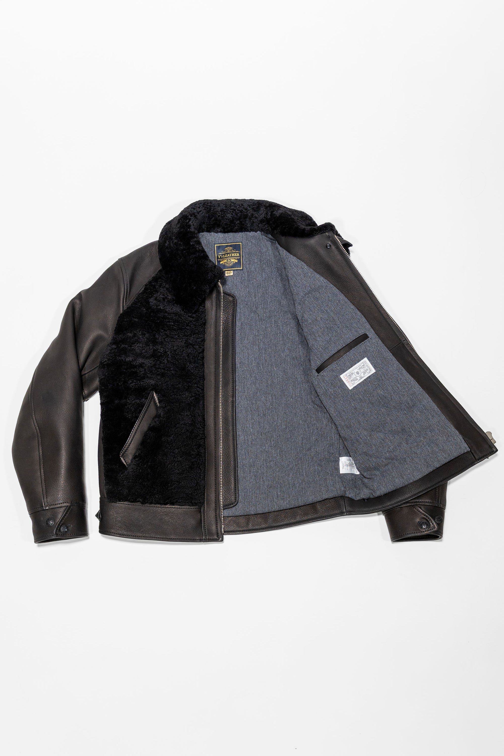 Y'2 Y2-10-SP 10th Anniversary Grizzly Jacket - Black Deerskin