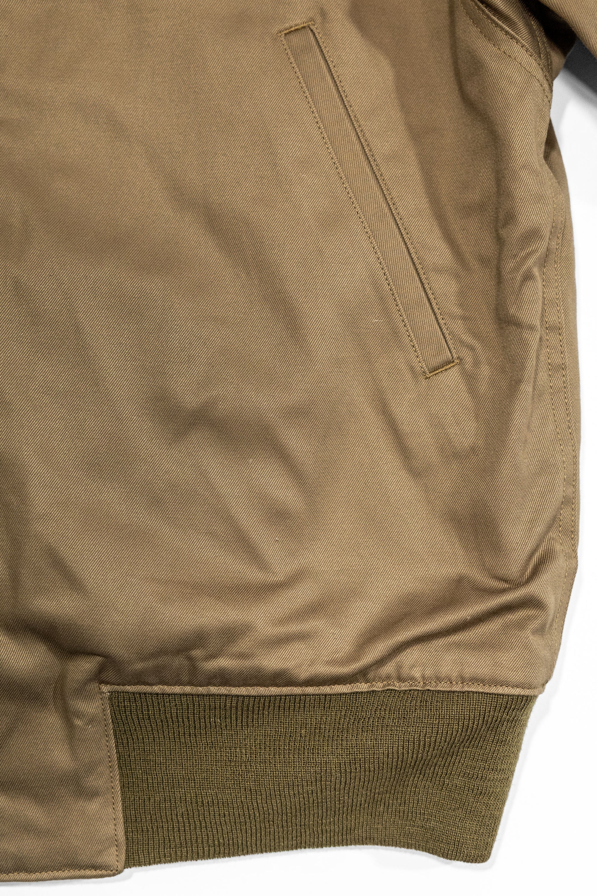 Buzz Rickson's BR15755 Type Tankers Slash Pocket “Buzz Rickson MFG. Co." - Light Olive Drab