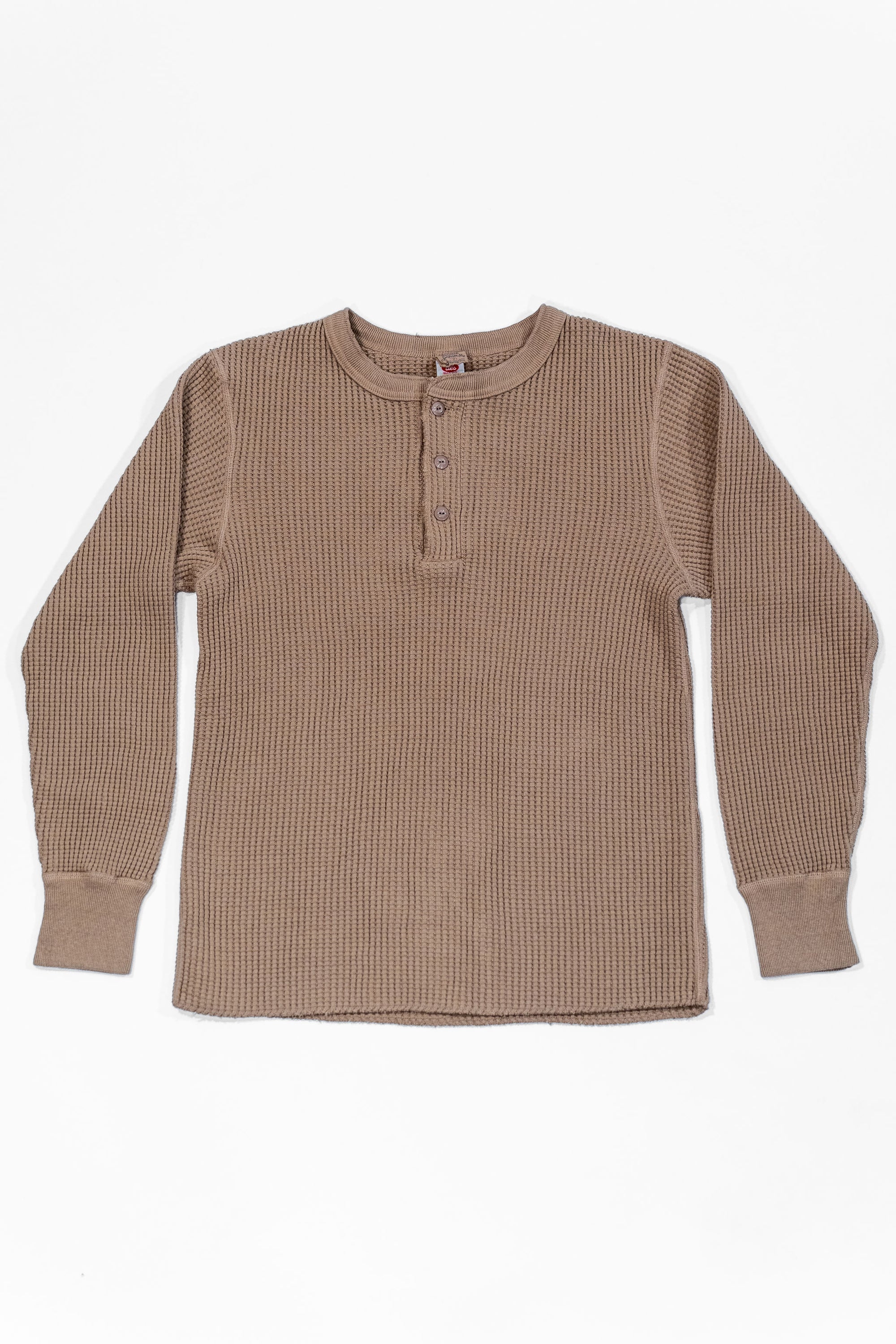 UES Big Waffle Henley - Sand