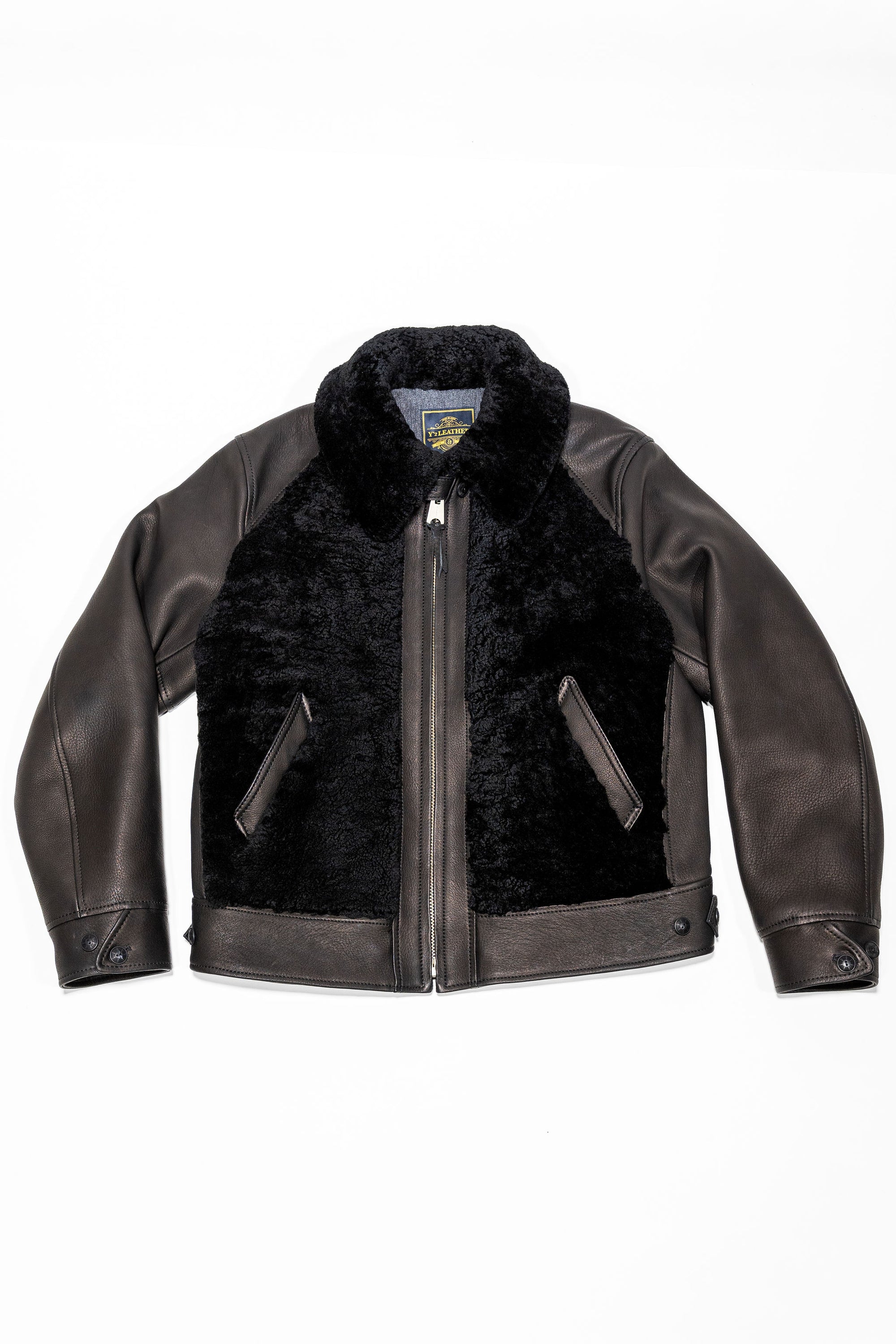 Y'2 Y2-10-SP 10th Anniversary Grizzly Jacket - Black Deerskin