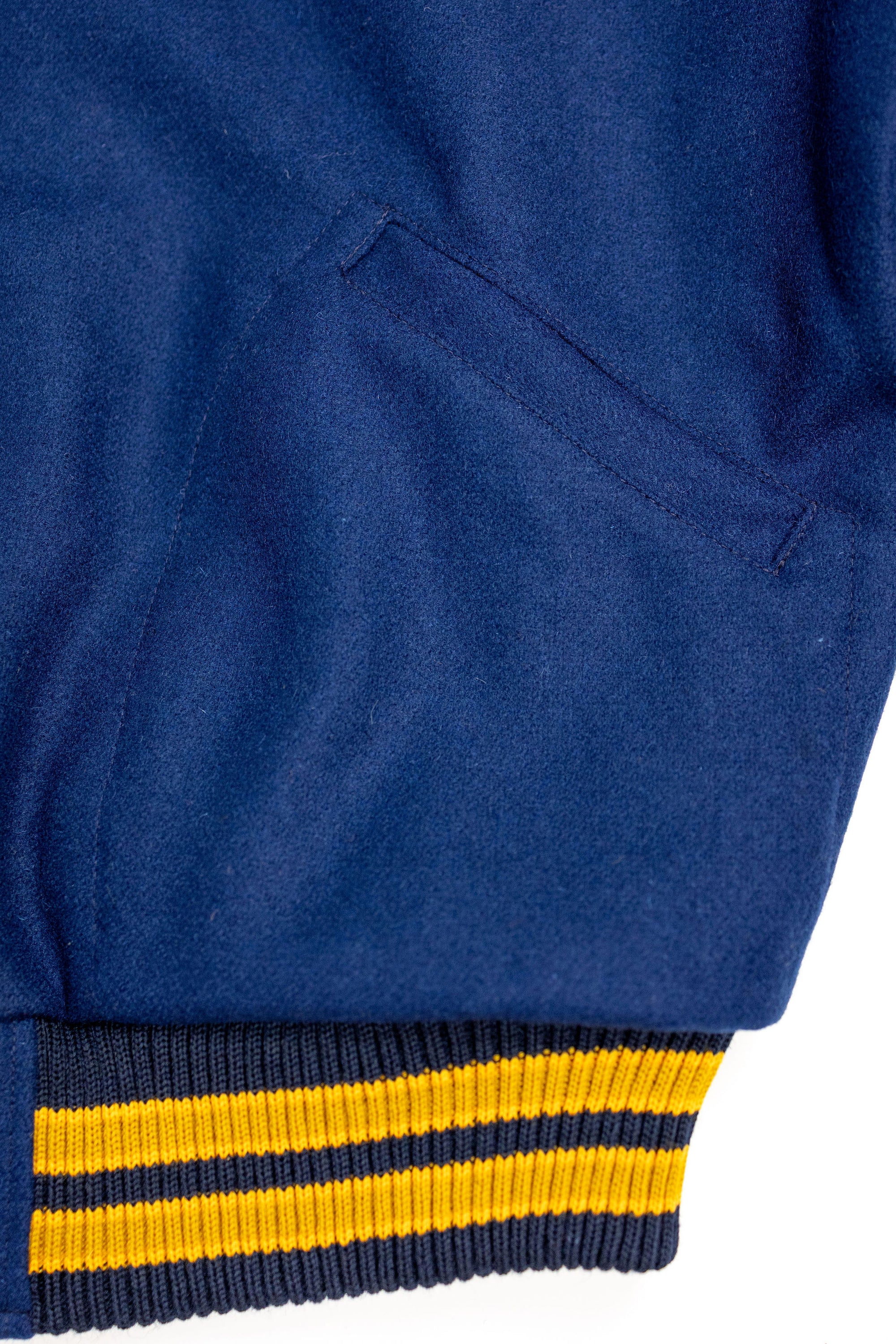Dehen 1920 60's Club Jacket - Nittany Navy Melton Wool
