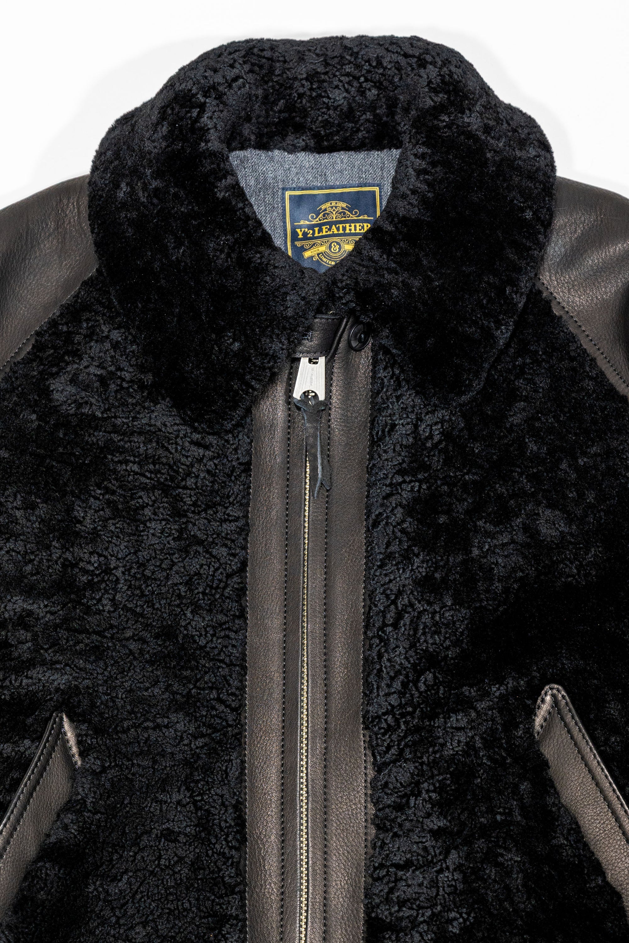 Y'2 Y2-10-SP 10th Anniversary Grizzly Jacket - Black Deerskin
