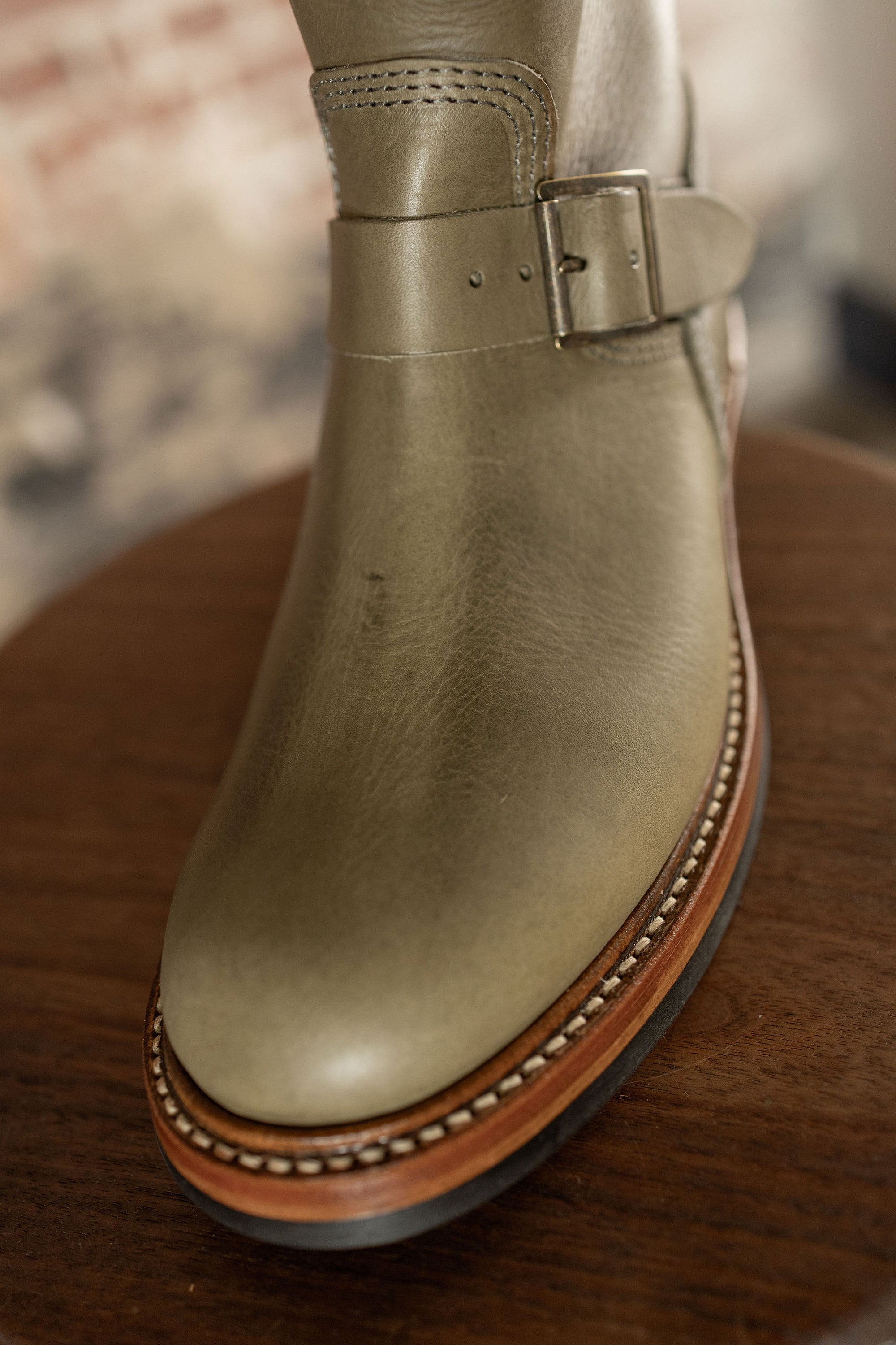 John Lofgren Wabash Engineer Boots - Badalassi Carlo Grigio