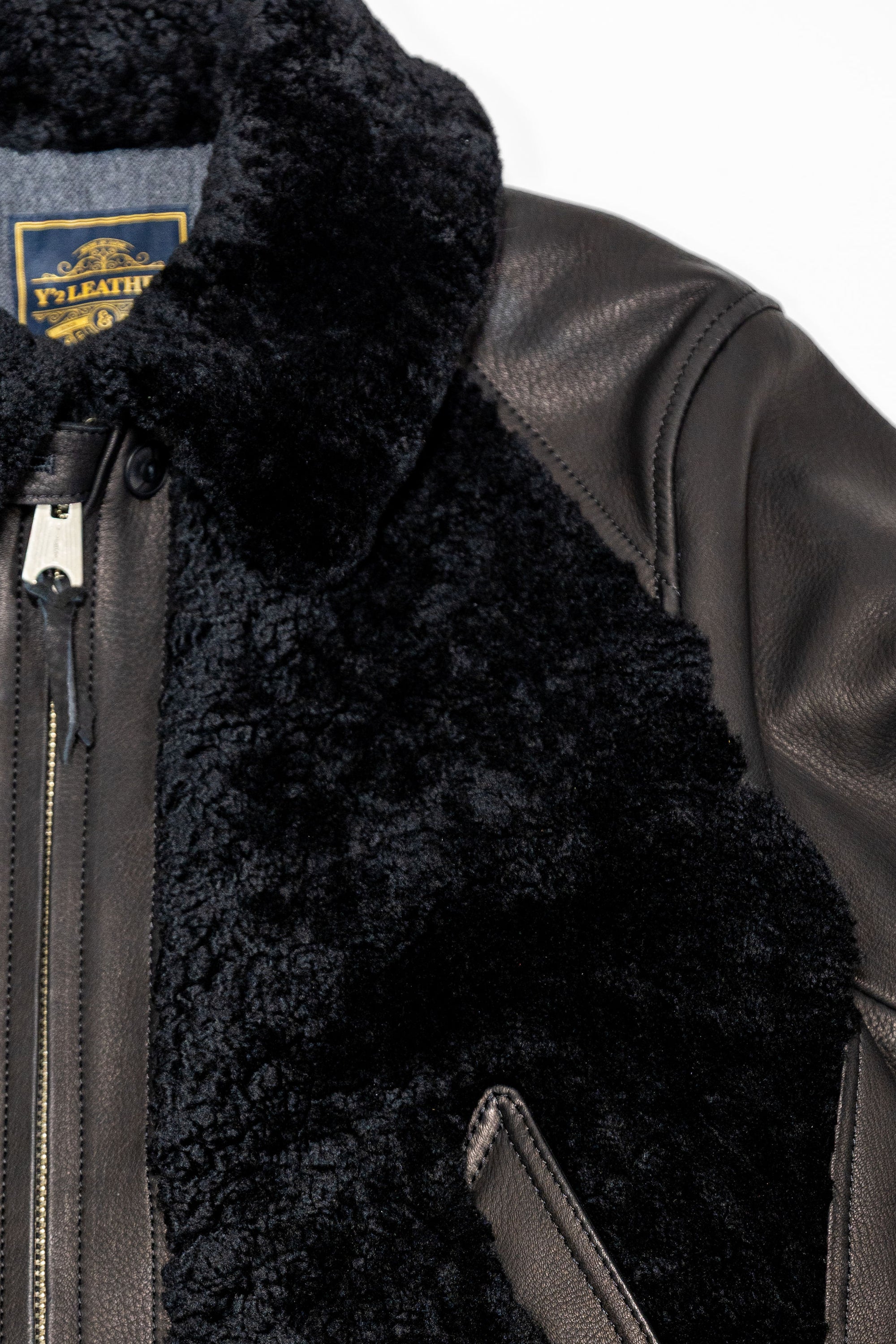 Y'2 Y2-10-SP 10th Anniversary Grizzly Jacket - Black Deerskin