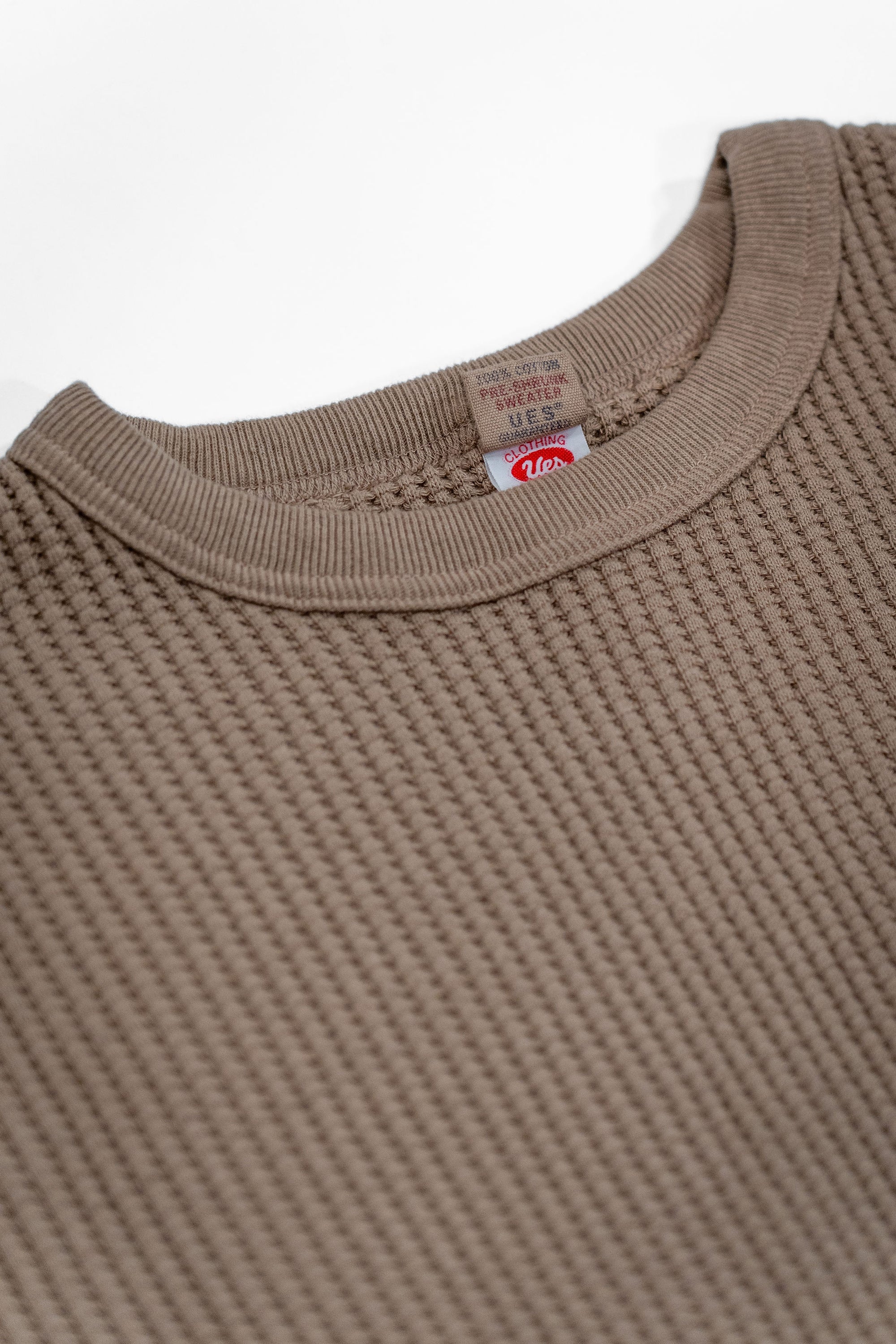 UES Big Waffle T-Shirt - Sand