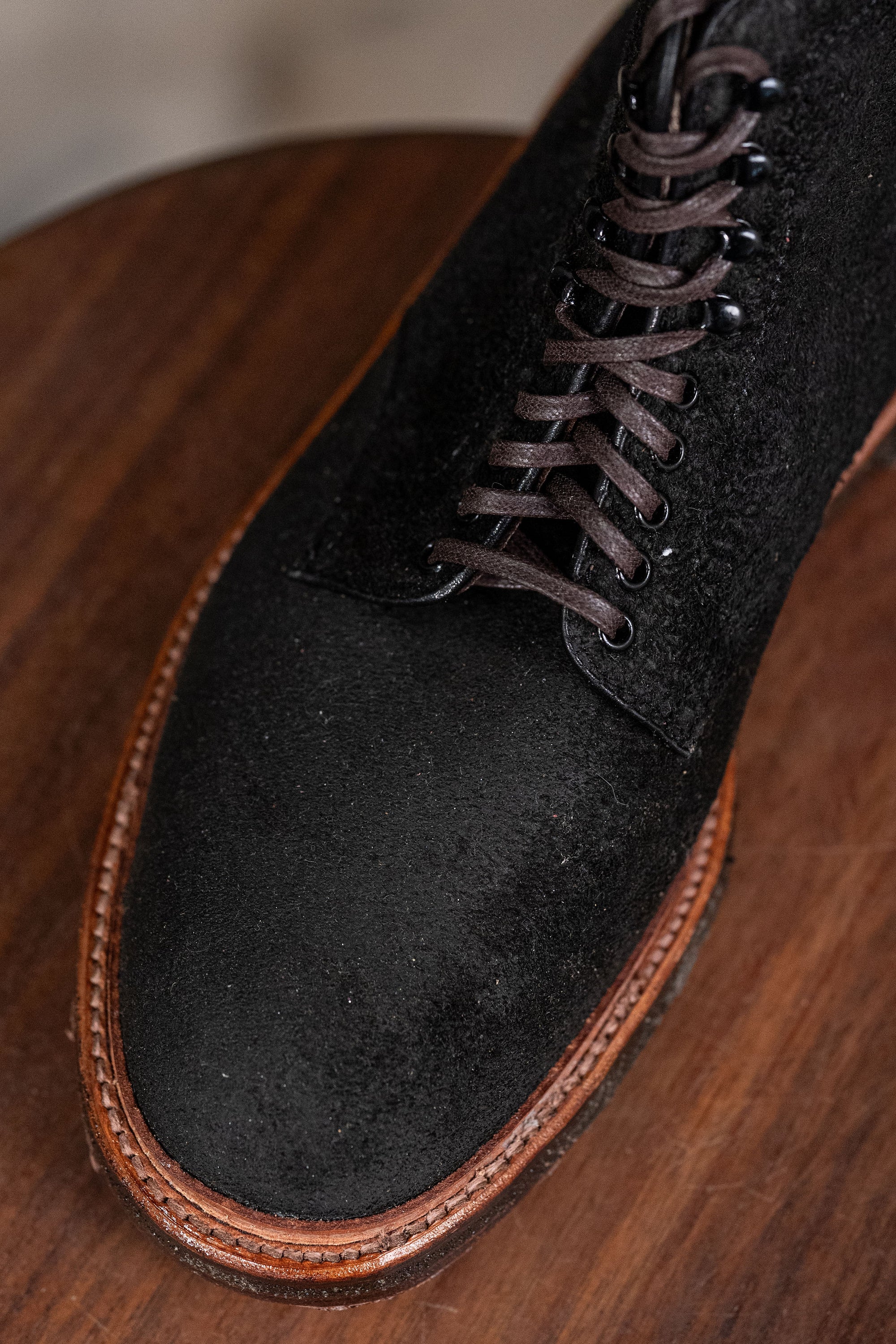 Alden 86065H Plain Toe Boot - Earth Chamois Reverse