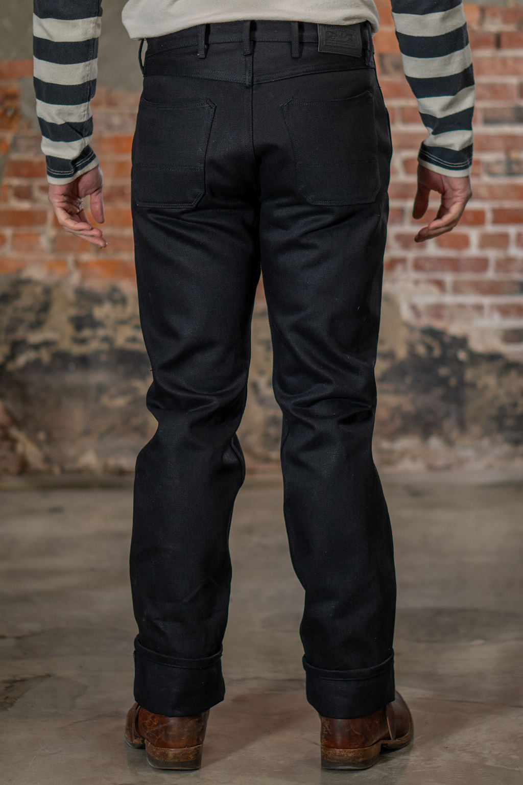 Freenote Cloth Wilkes - 15.75oz Aces High Black Denim