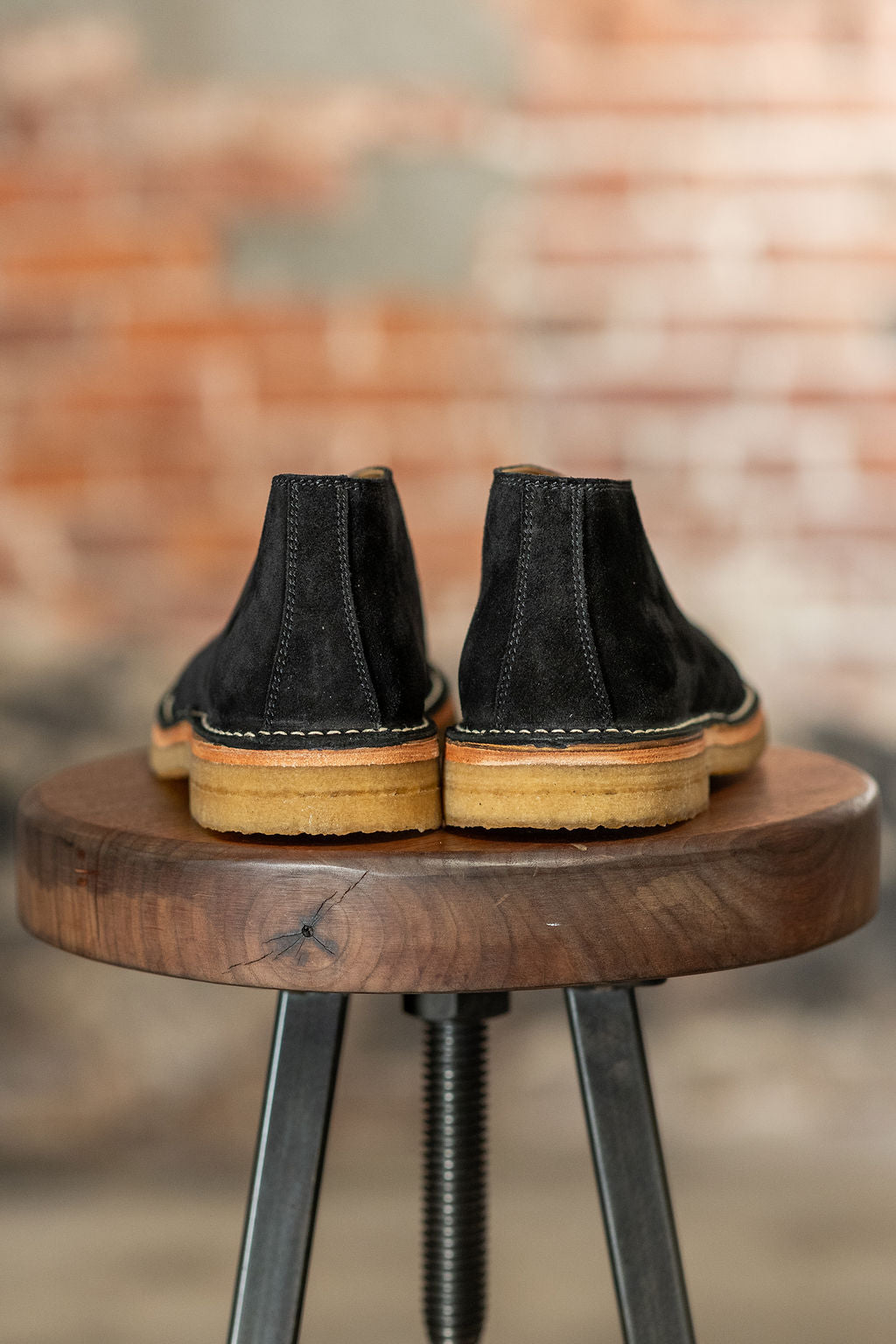 John Lofgren Military Desert Boots - Japanese Suede Black