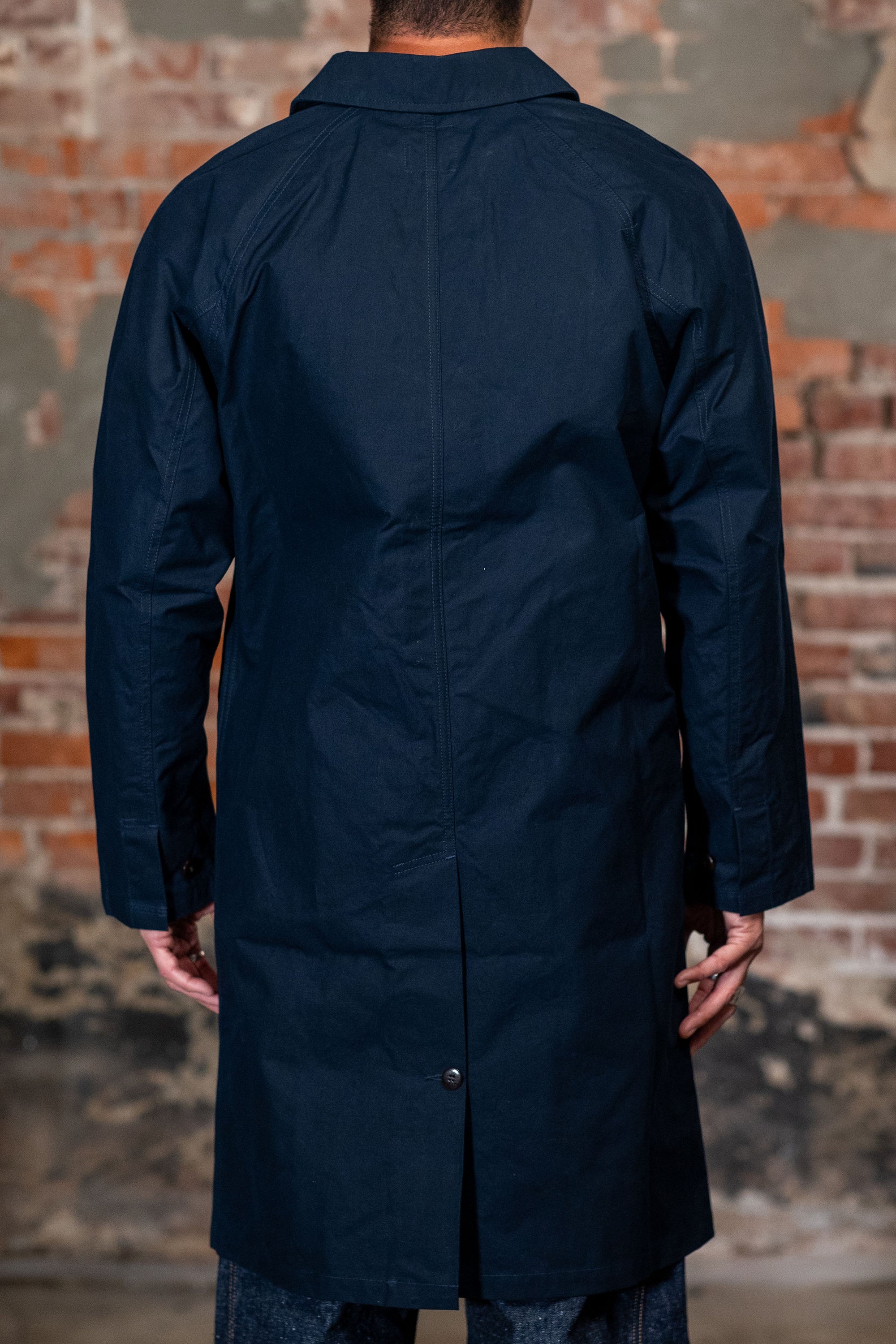 Heimat Textil Journey Coat Long - Ink Dry Wax