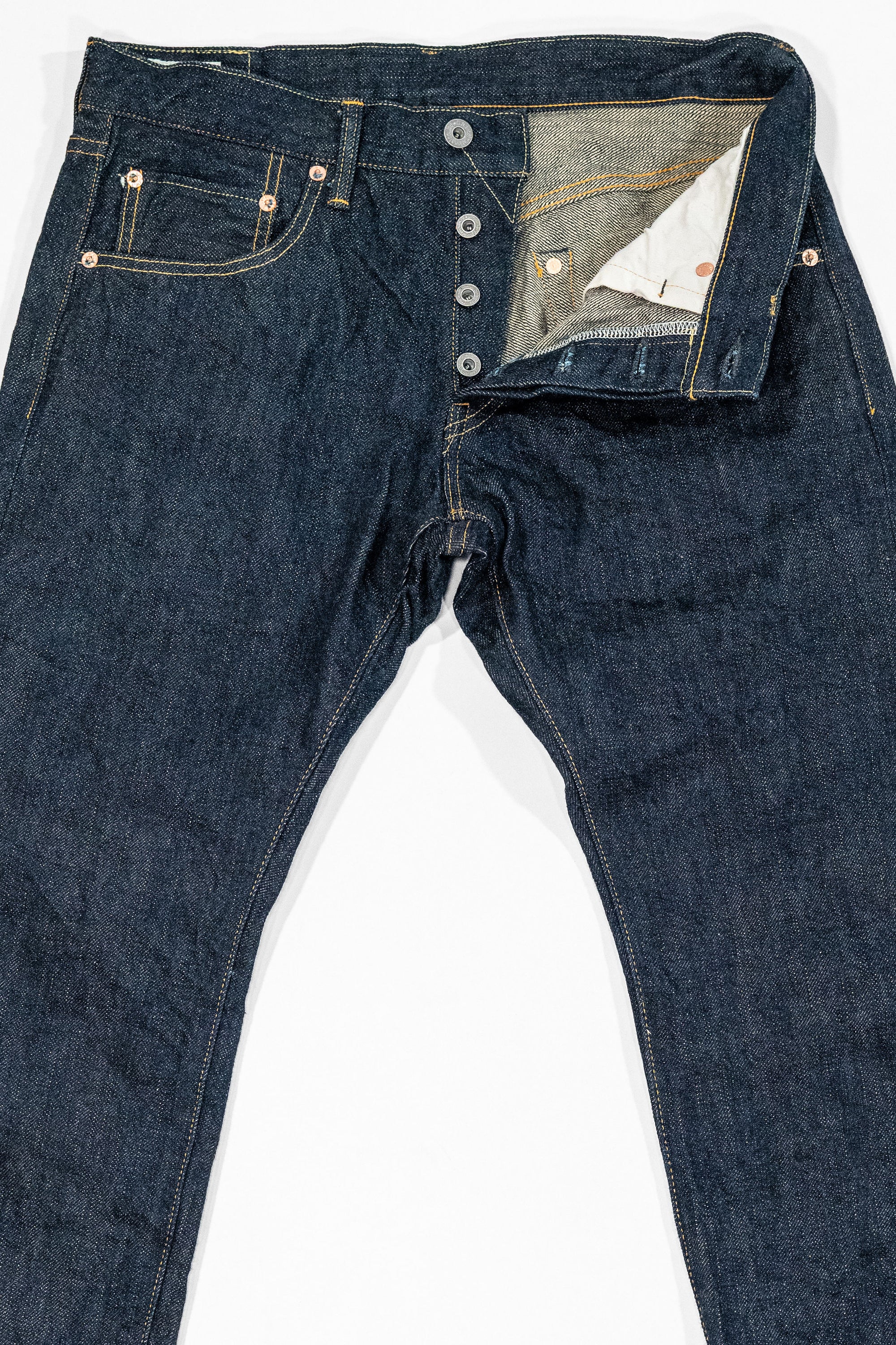 Oni Denim 622-GC15 - 15oz Relaxed Tapered Green Cast Denim