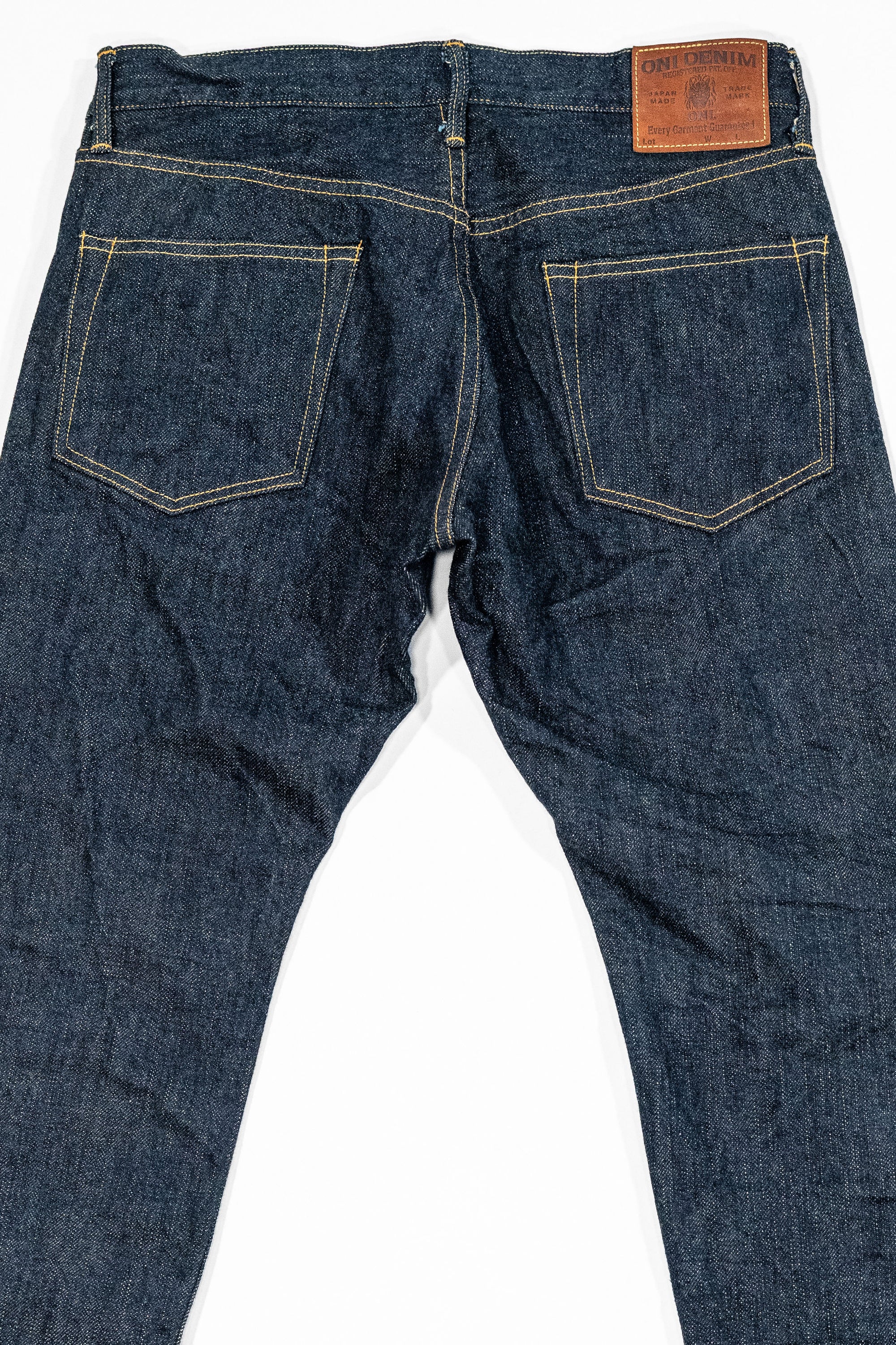 Oni Denim 622-GC15 - 15oz Relaxed Tapered Green Cast Denim