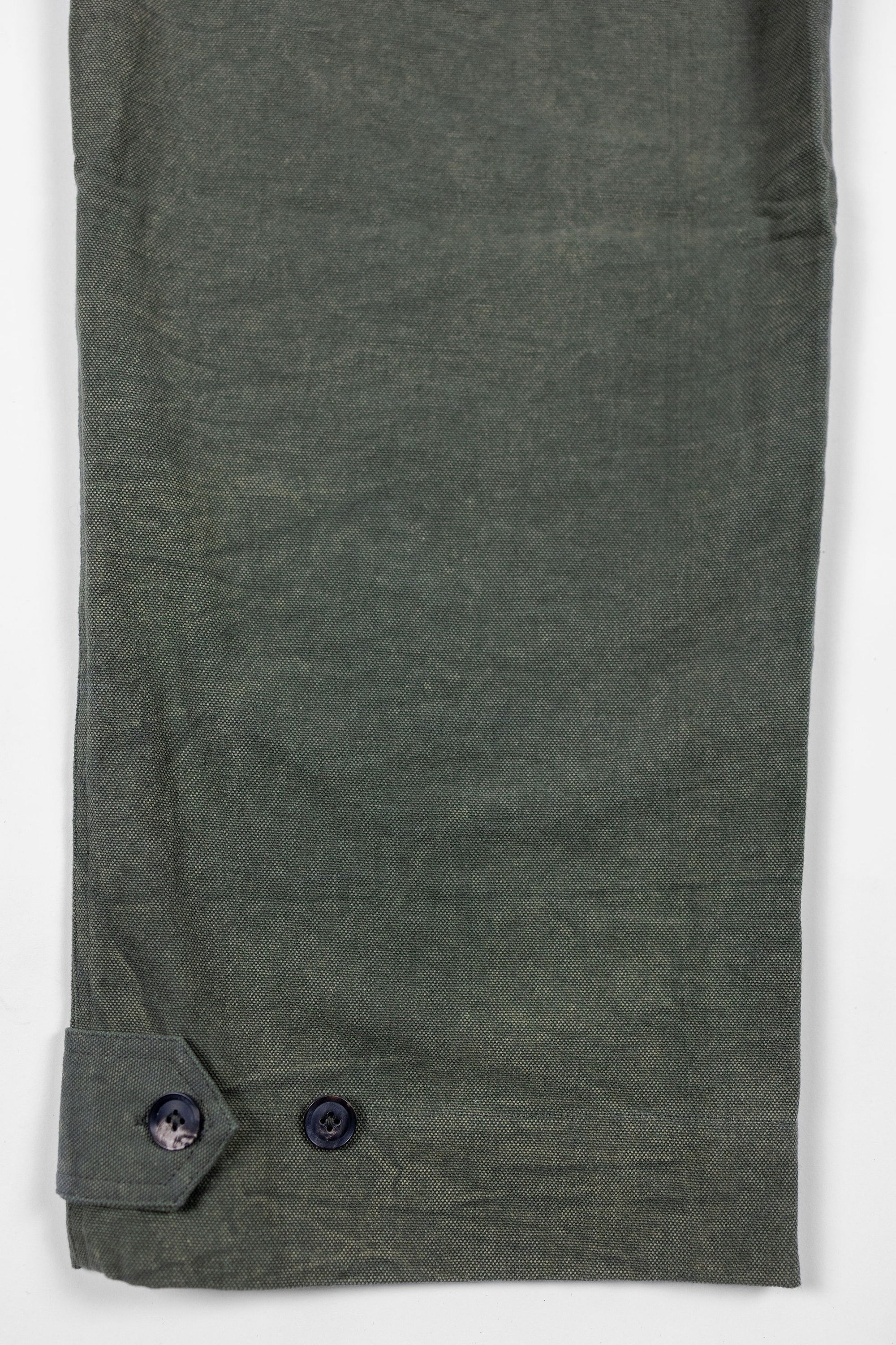 Indi + Ash Raka Pant - Forest Green Crackle Millwoven Canvas